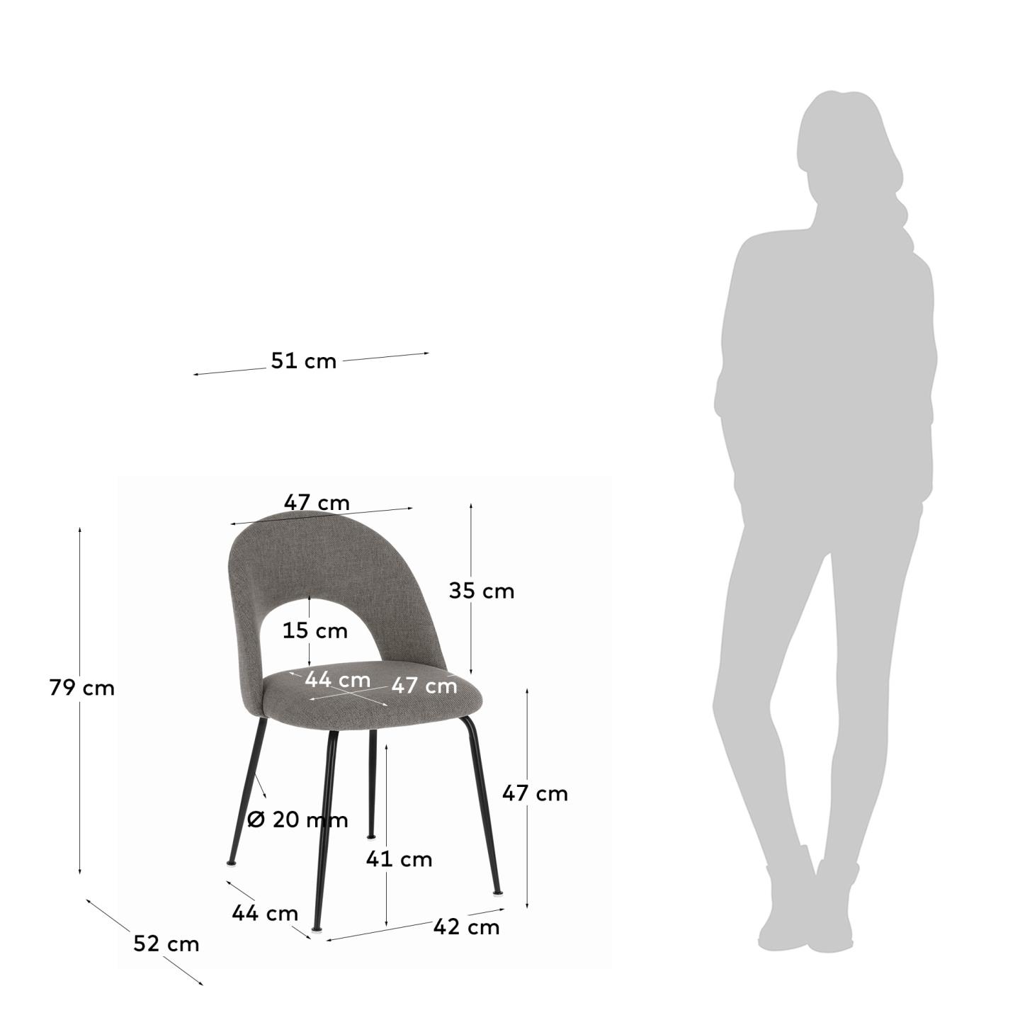 KAVE HOME Stuhl MAHALIA KAVE HOME Stuhl MAHALIA