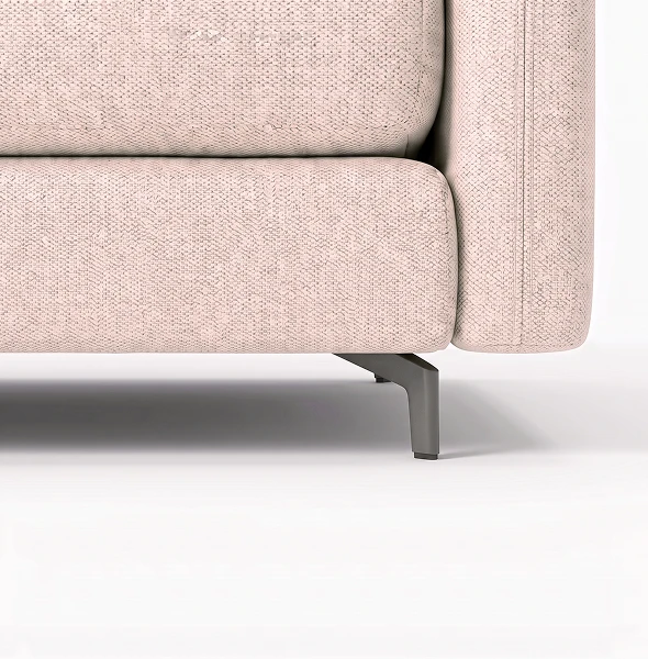 NUVOLA Rolf Benz Aluminium-Gussfuß Umbragrau
