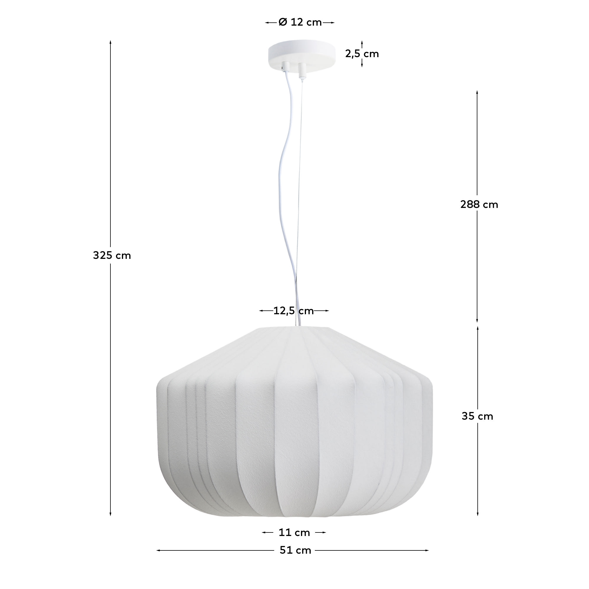 KAVE HOME Deckenleuchte SOMAR