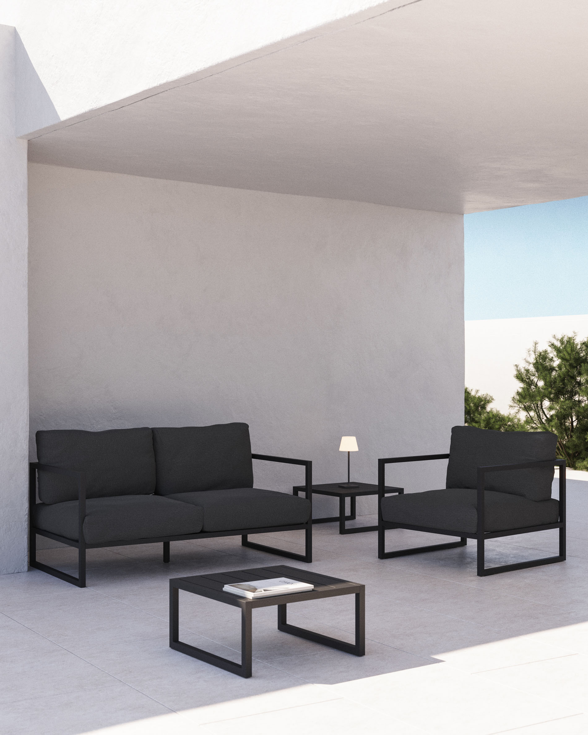 KAVE HOME Beistelltisch Outdoor COMOVA