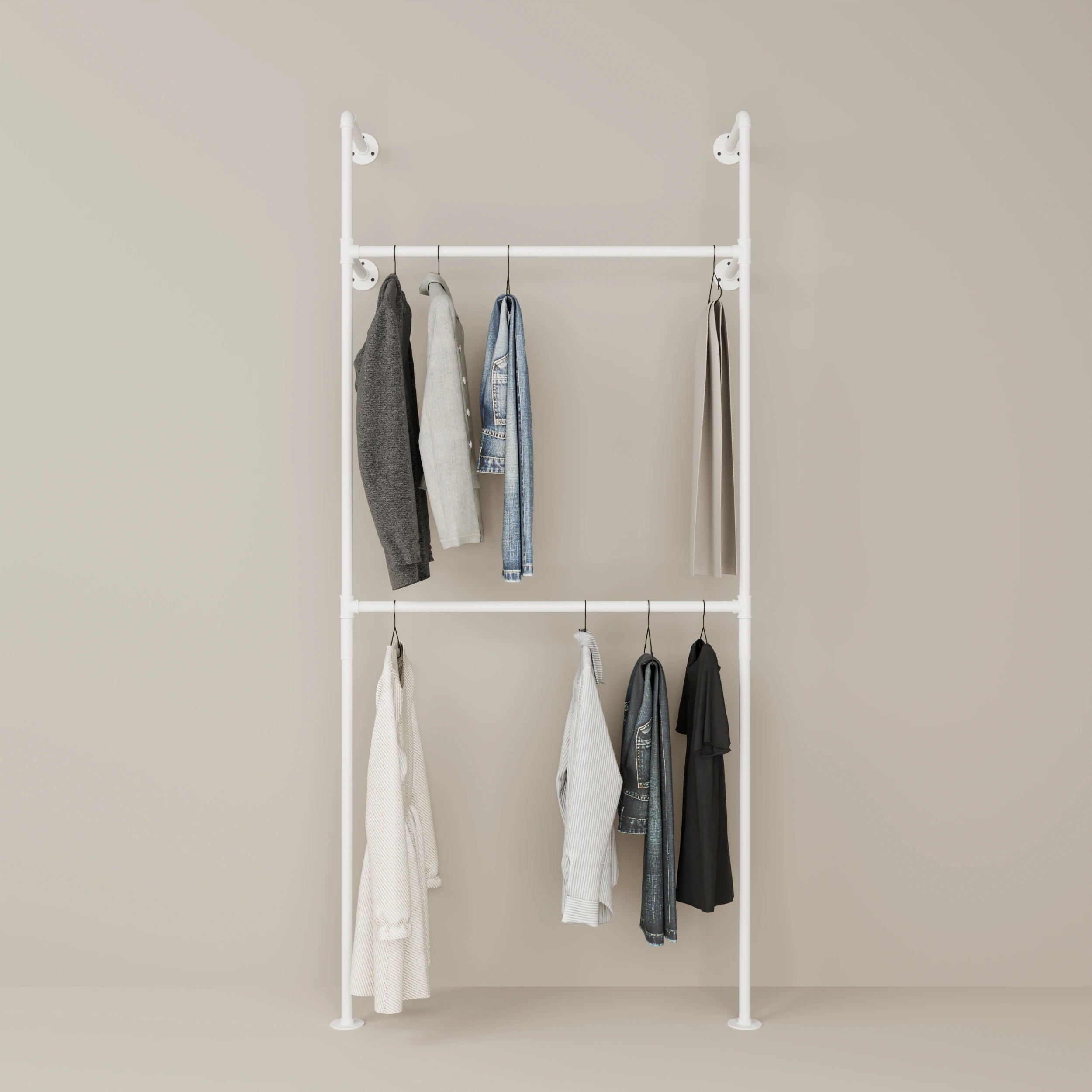 Système de tringle à vêtements PAMO KIM DOUBLE 1