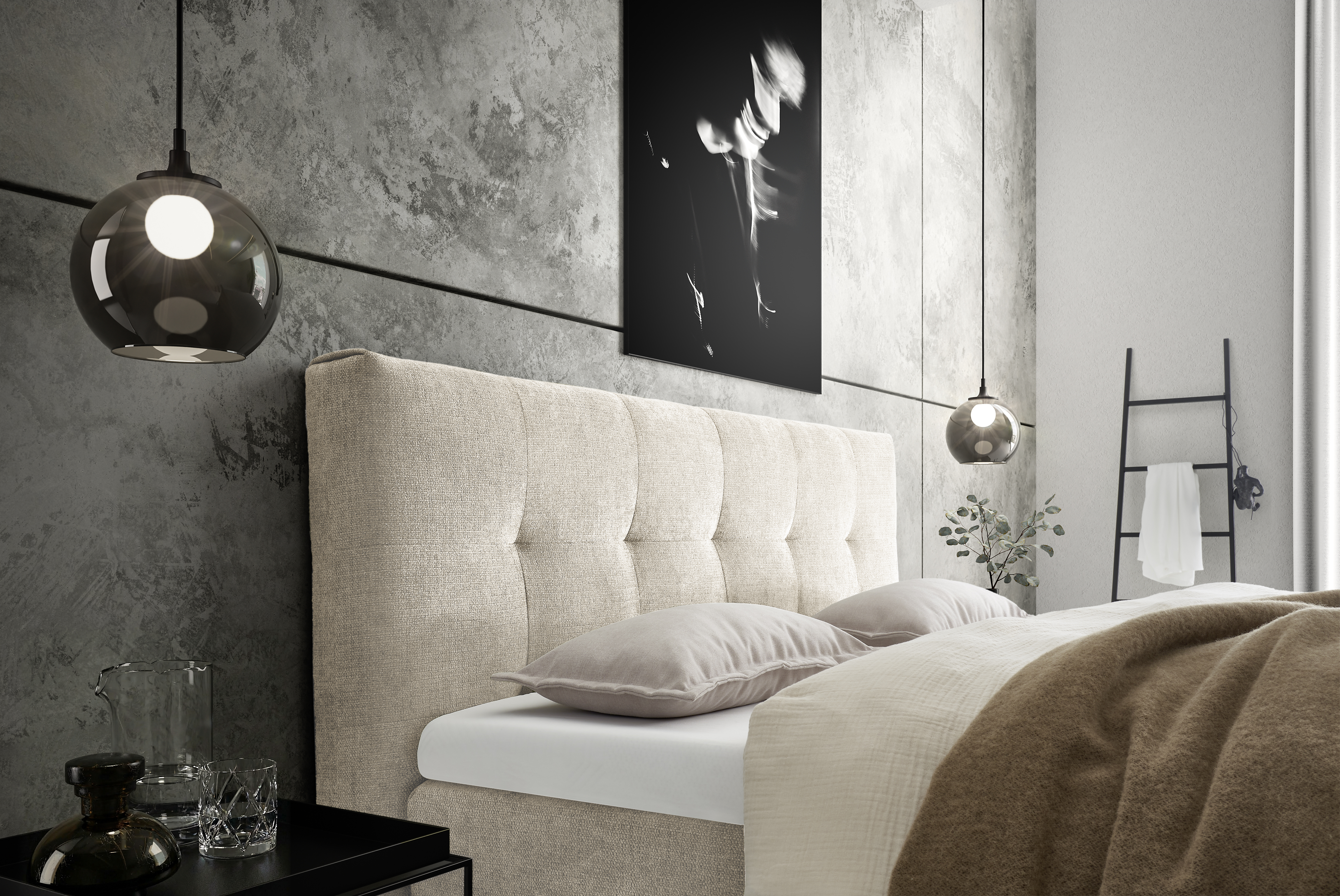 LÜCK Boxspringbett BLOCK