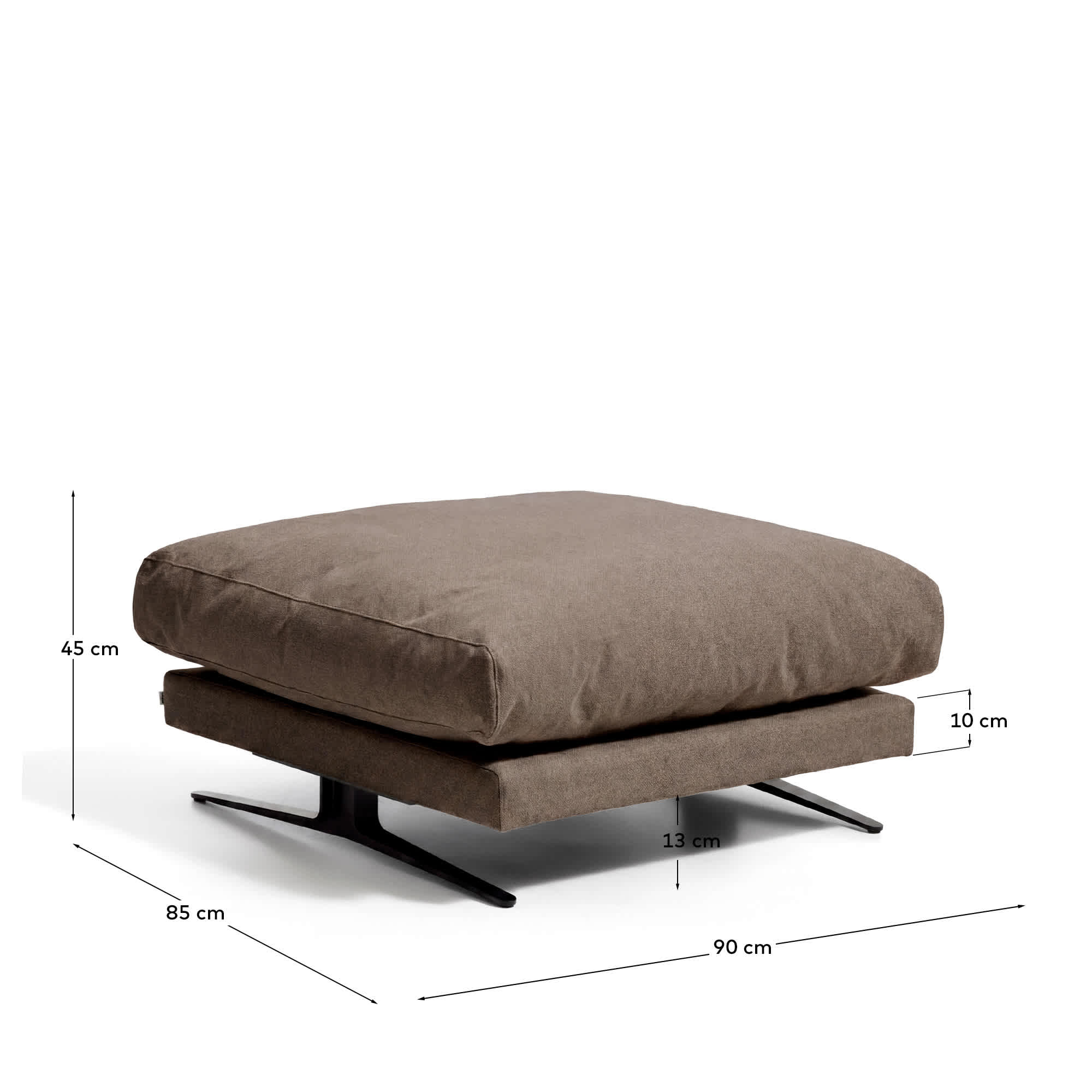 KAVE HOME Fußhocker VELIRO
