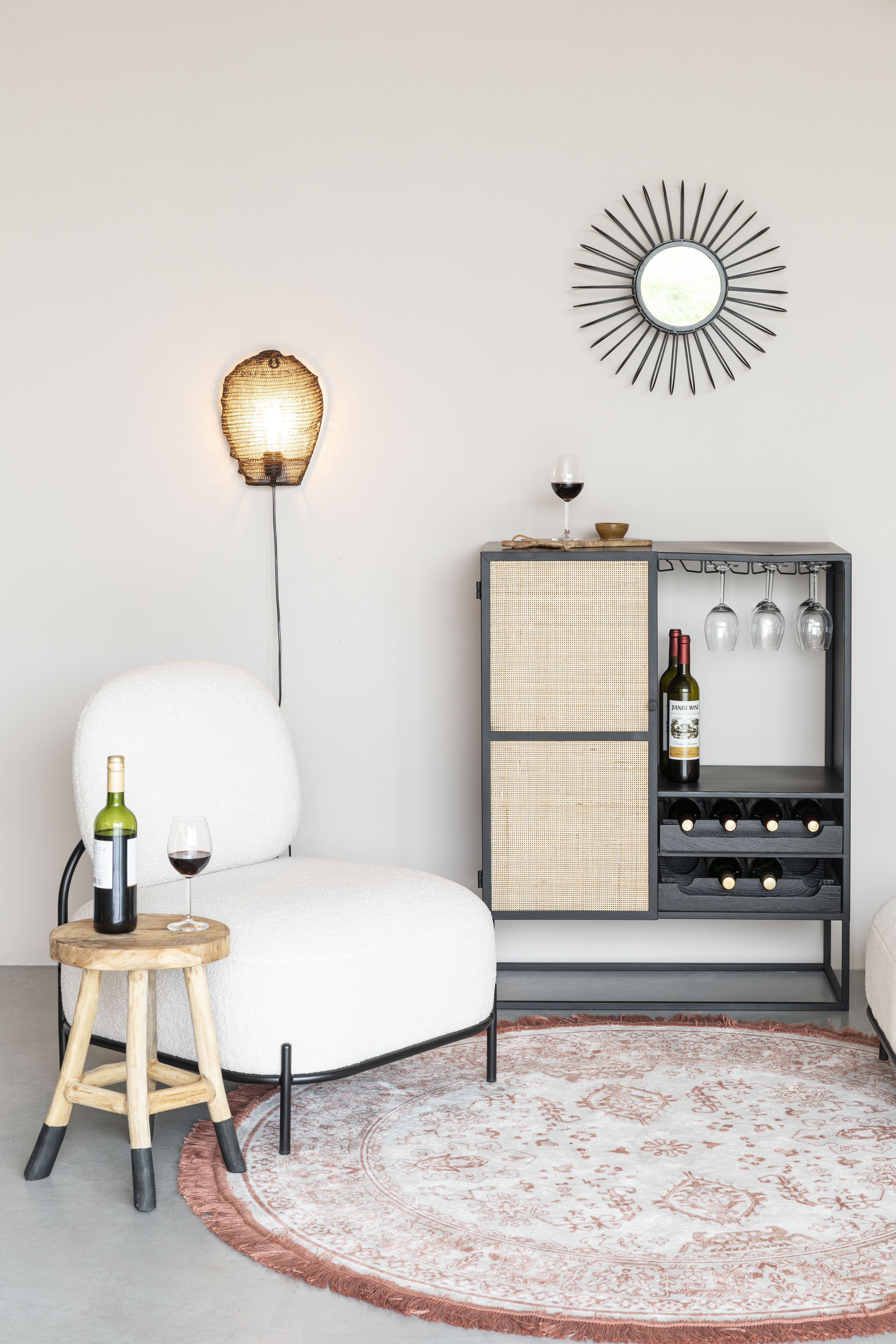 ZUIVER Weinschrank GUUJI LOW