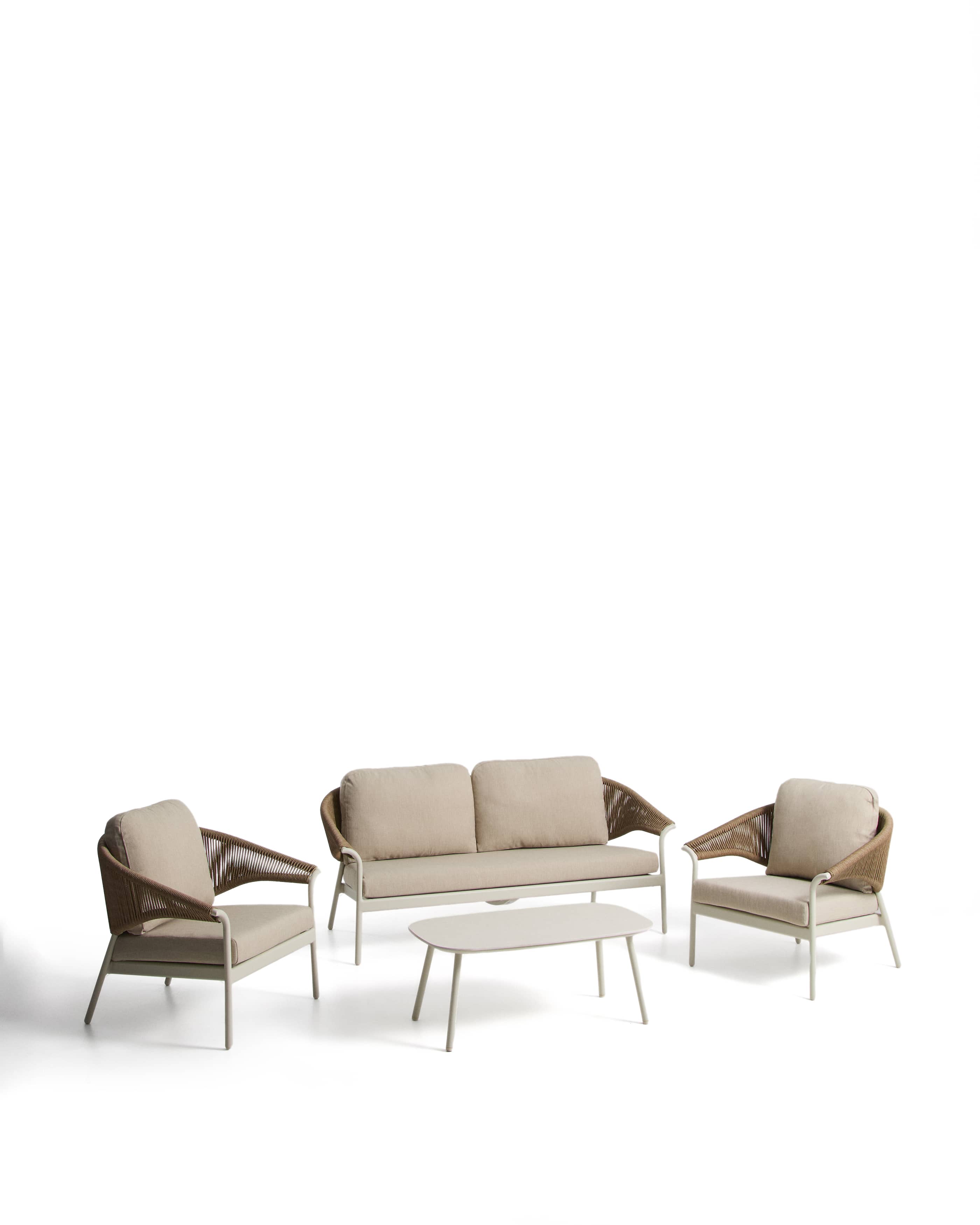 KAVE HOME Gartenlounge-Set ZUARA