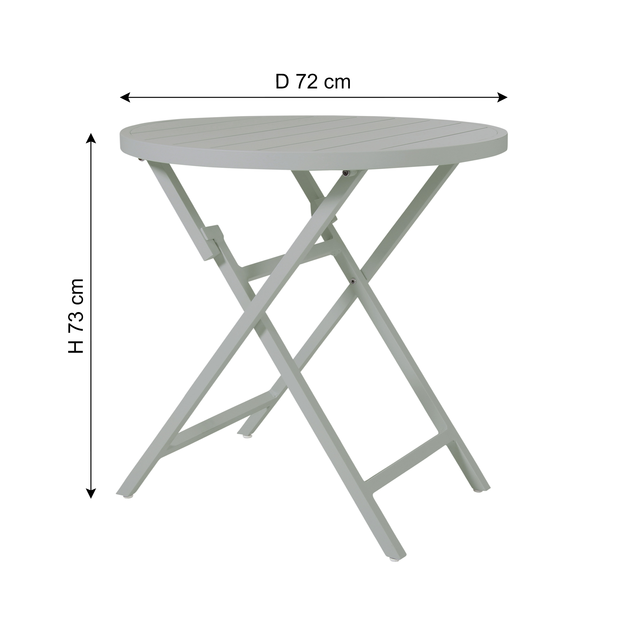 BRAFAB Table de jardin WILKIE