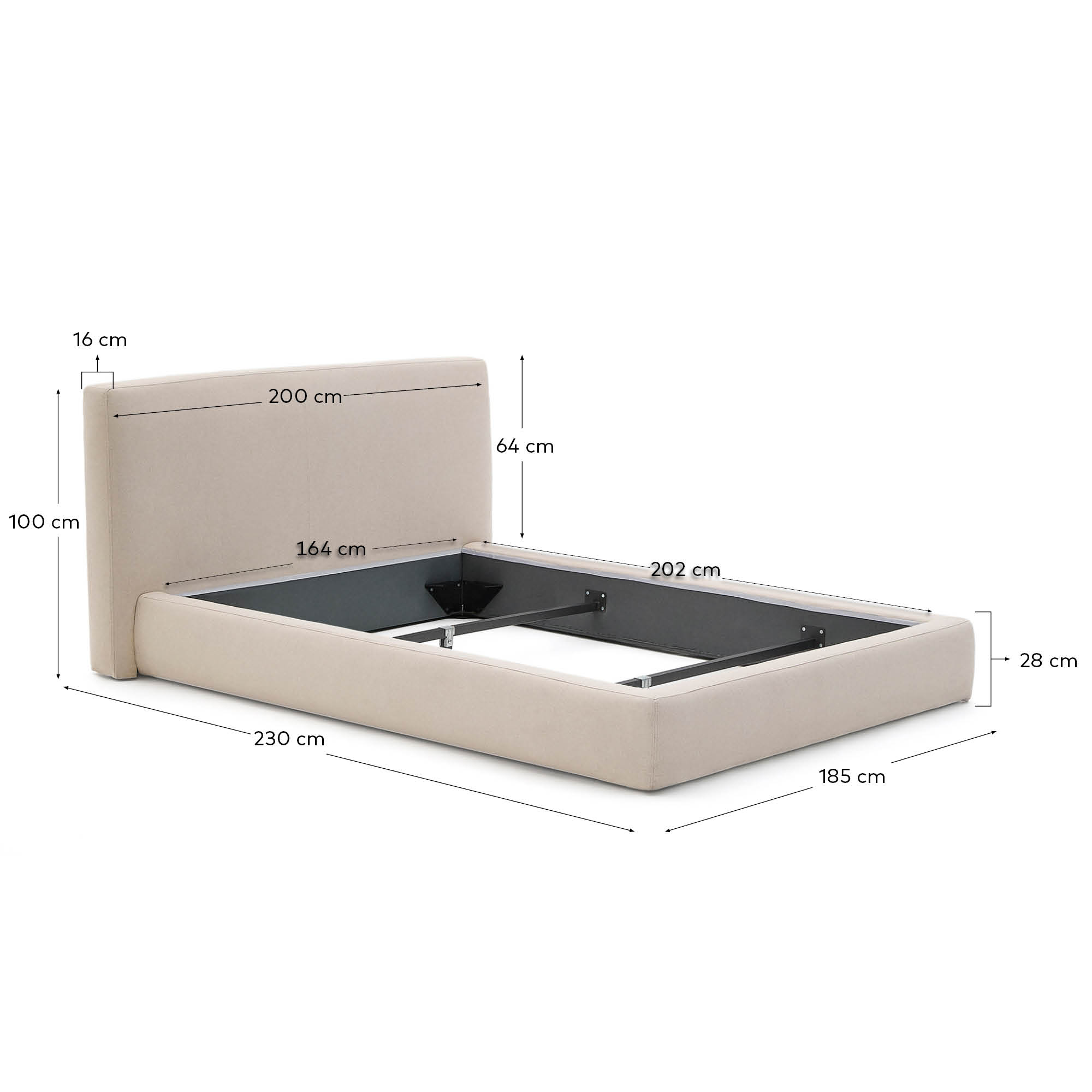 Kave Home BLOK Bed