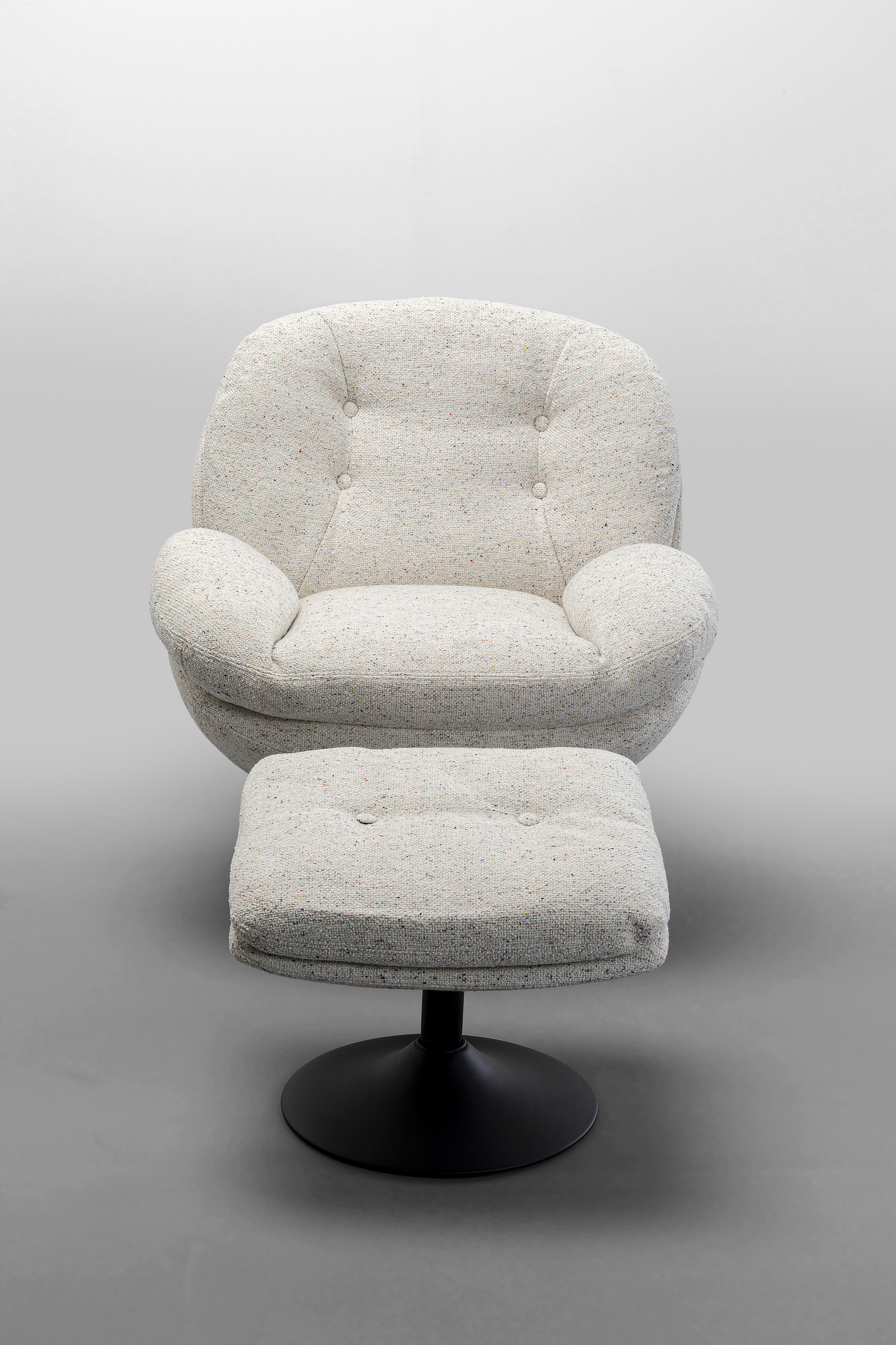 KARE Sessel mit Hocker STANFORD KARE Sessel mit Hocker STANFORD