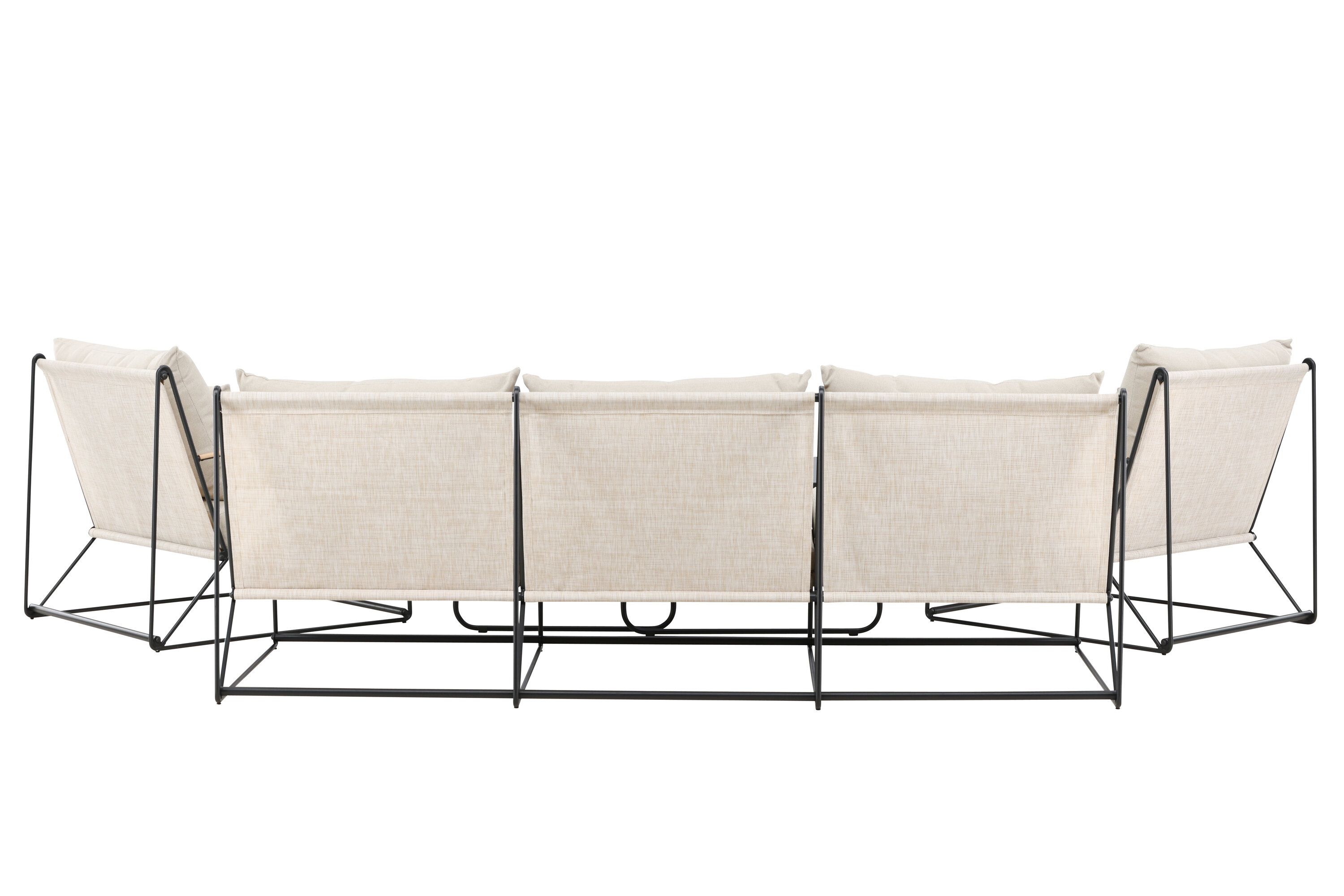 FAEE Ensemble de salon de jardin LEVANZO