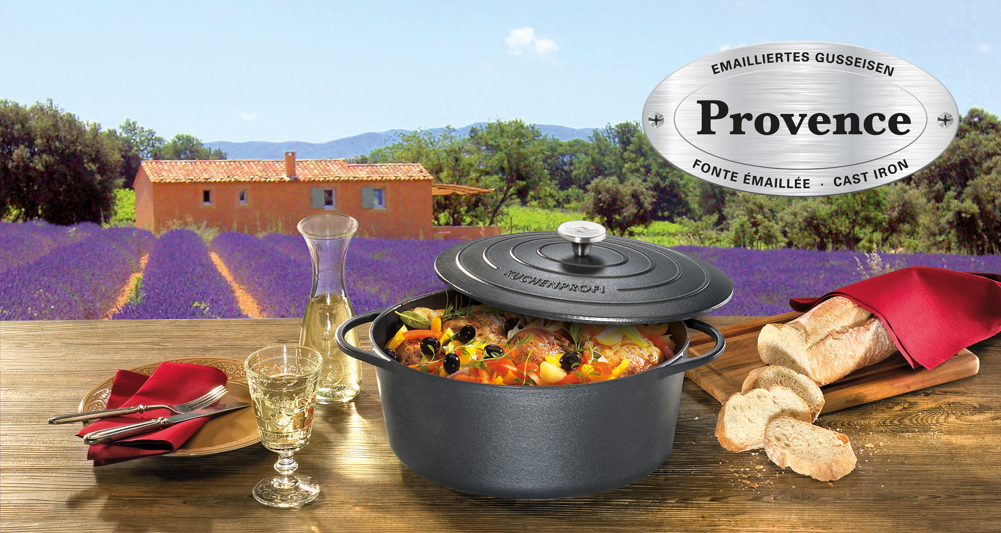 KÜCHENPROFI Marmite à rôtir PROVENCE