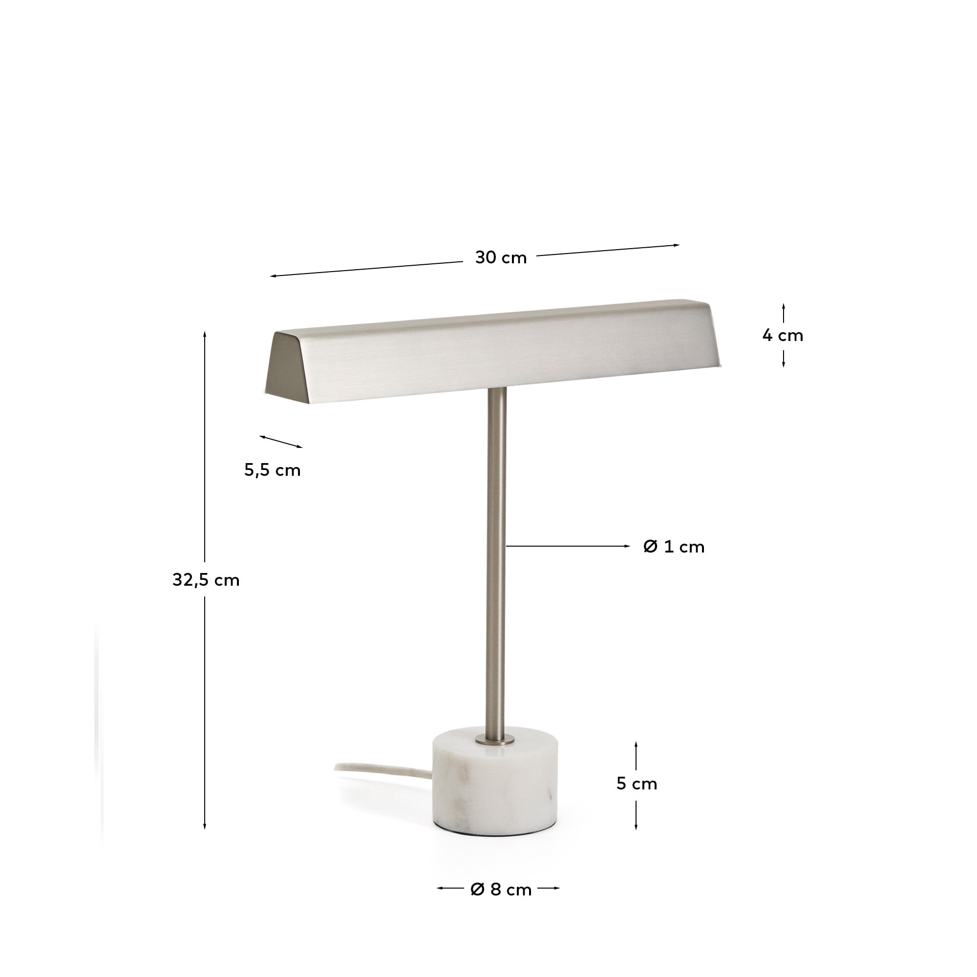 KAVE HOME Tischlampe LYNOR