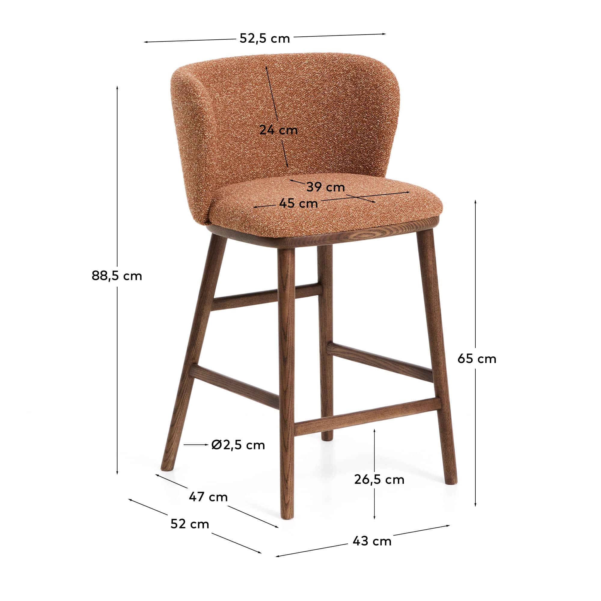 KAVE HOME Barhocker CISELIA