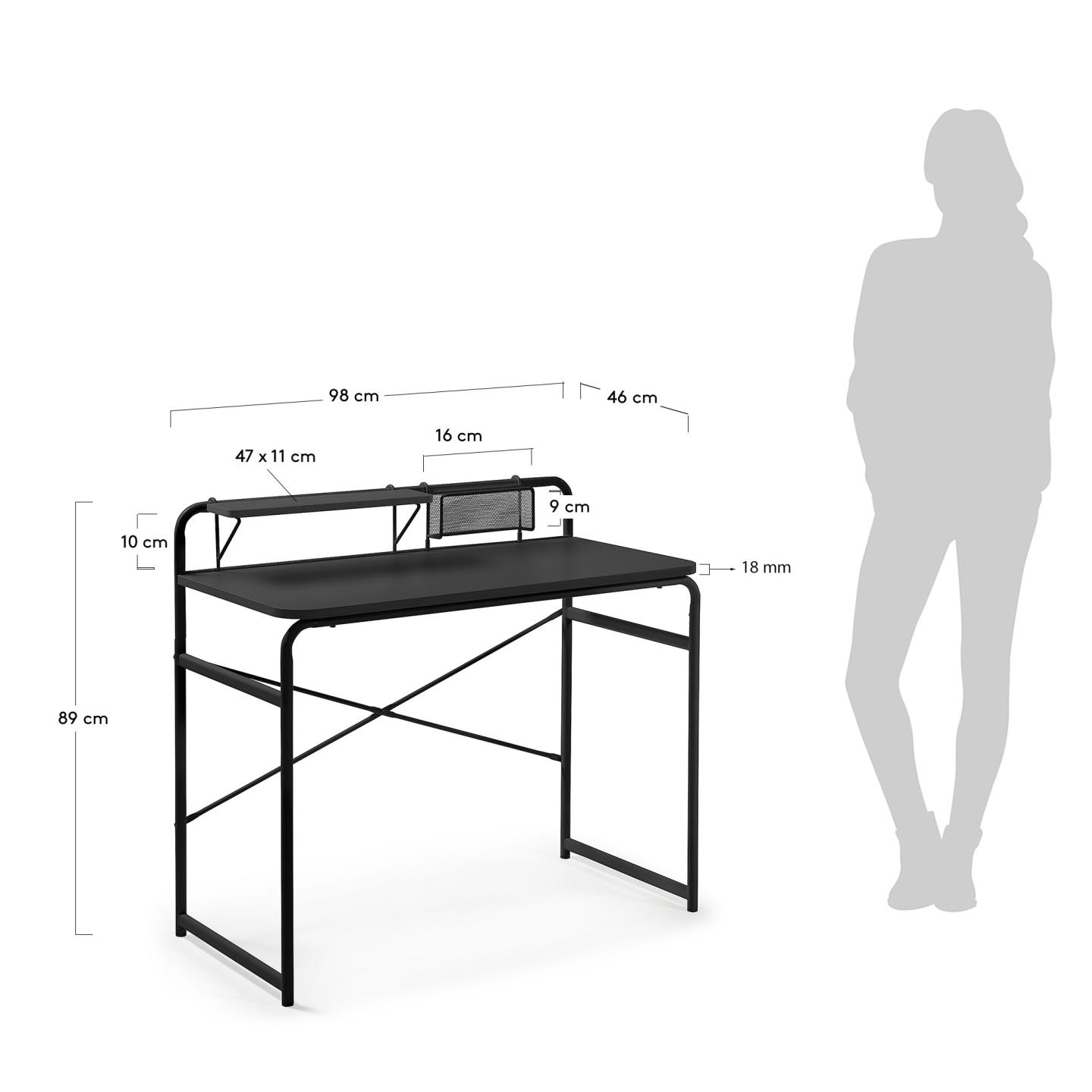 KAVE HOME Schreibtisch FOREMAN