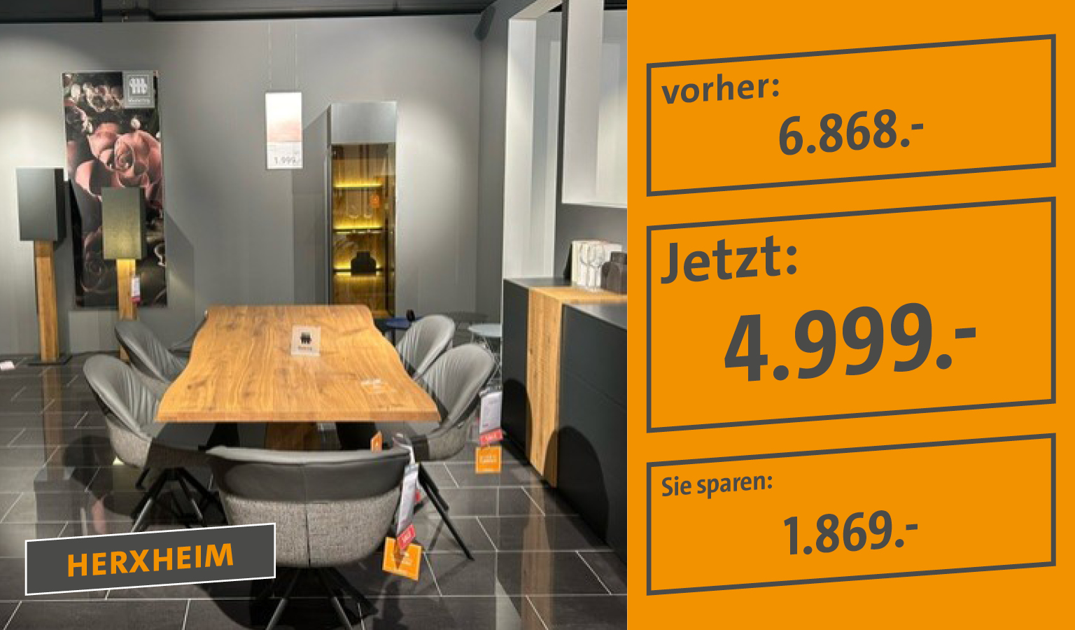 Markenmöbel Abverkauf
