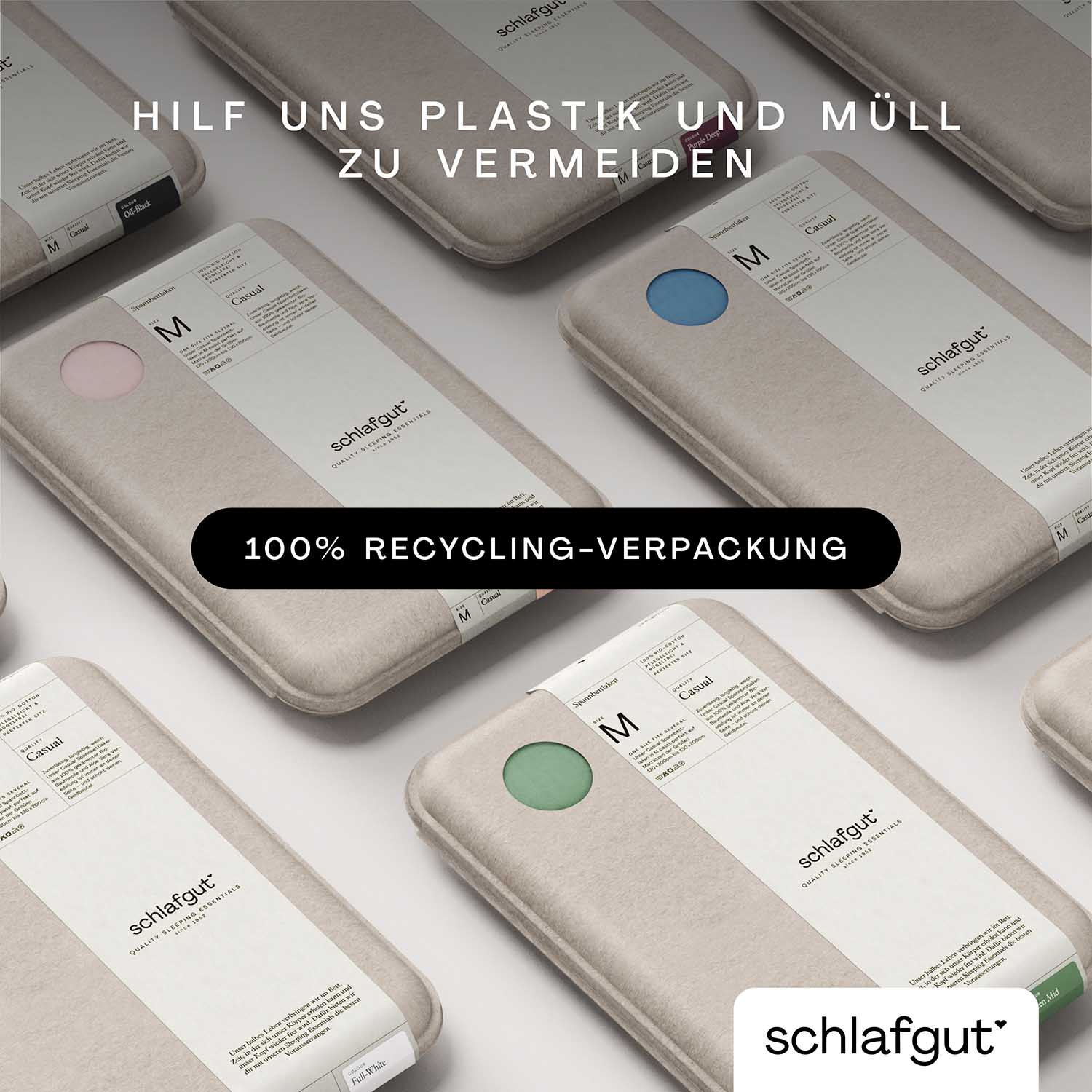 SCHLAFGUT Spannbettlaken CASUAL