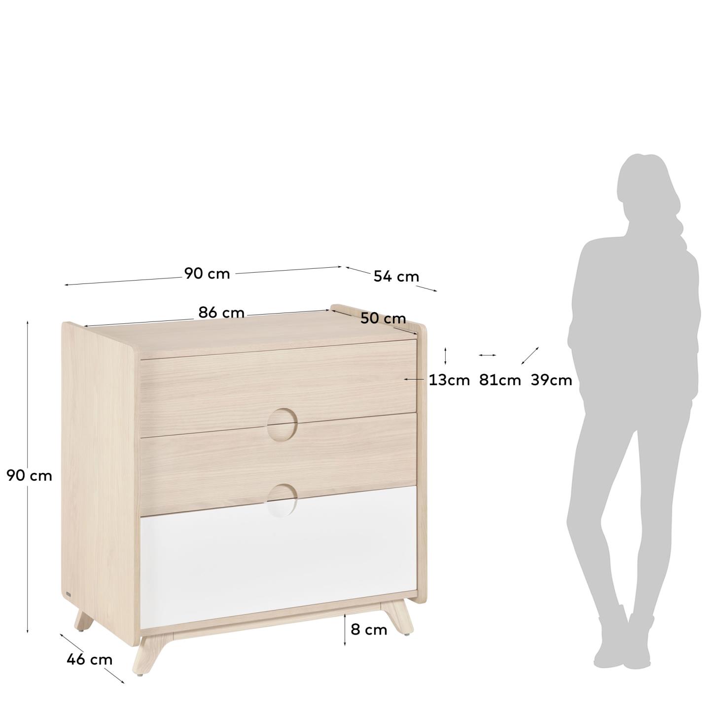 KAVE HOME Kommode NUNILA KAVE HOME Kommode NUNILA