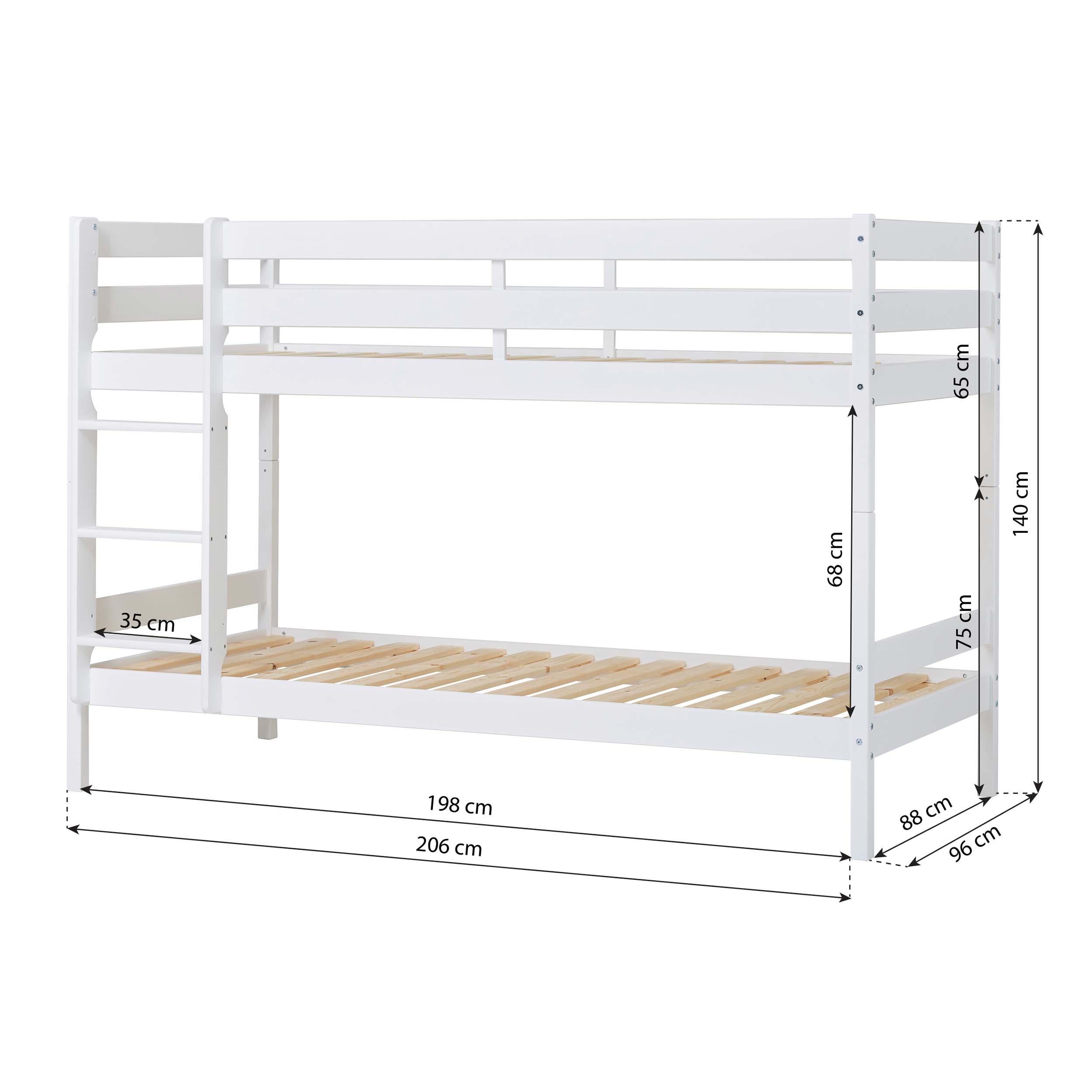 HOPPEKIDS Etagenbett ECO COMFORT HOPPEKIDS Etagenbett ECO COMFORT