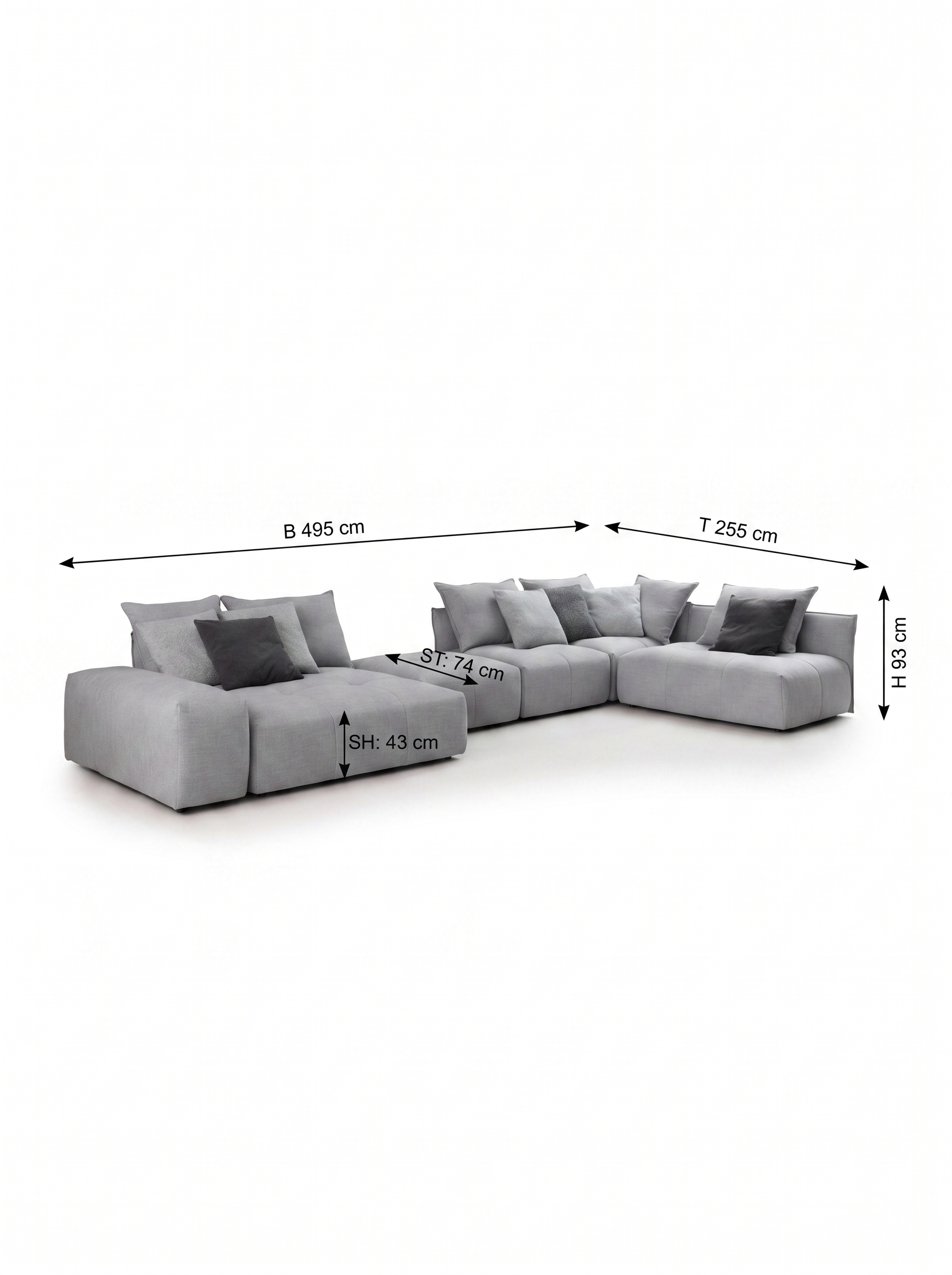 DESIGNWERK Sofa PALACE