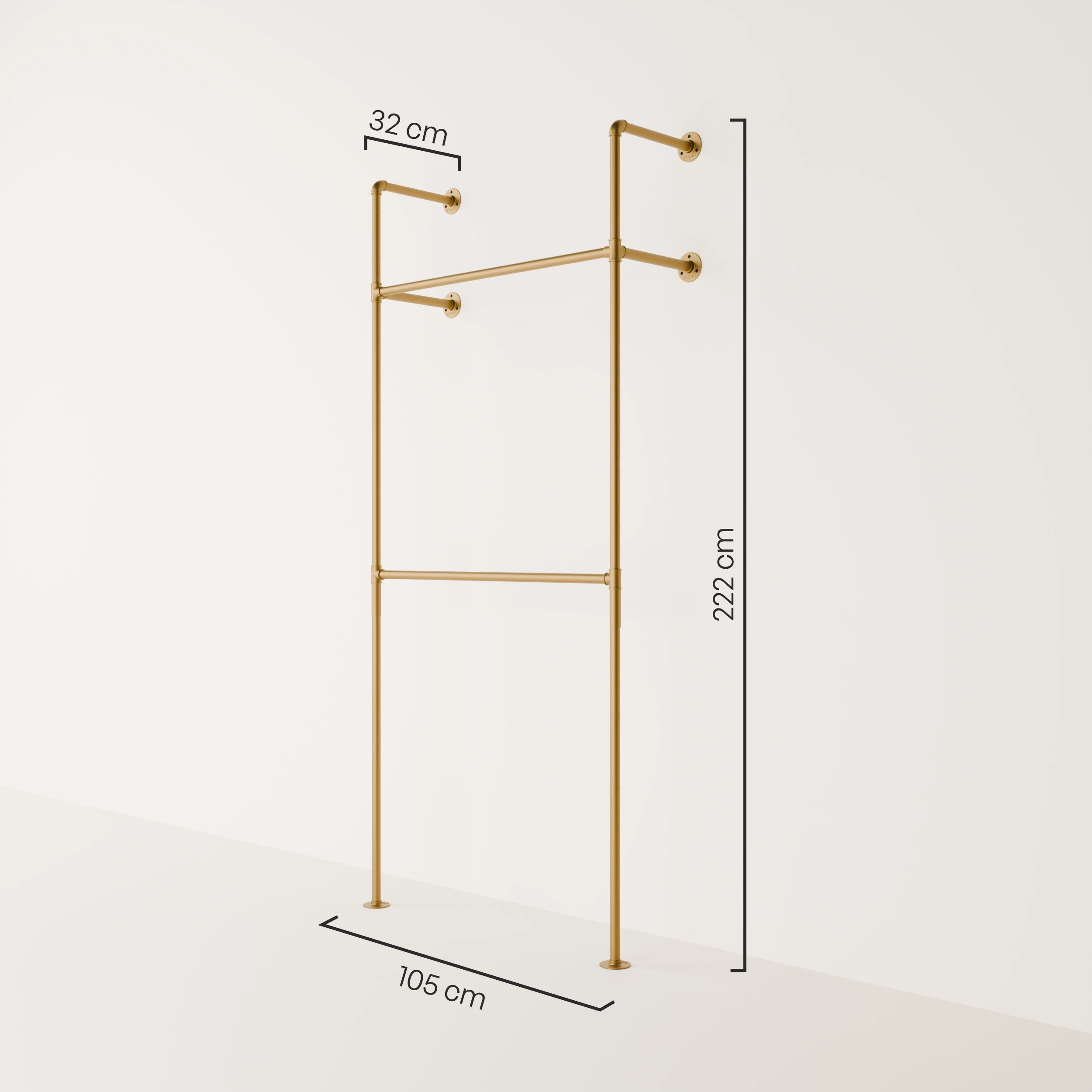 PAMO DESIGN Kleiderstangensystem KIM DOUBLE 1