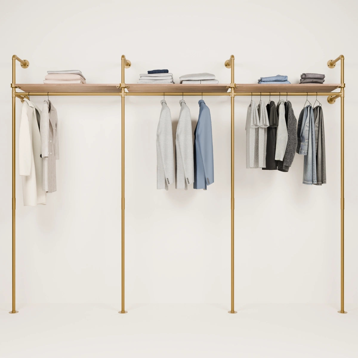 PAMO Kleiderstangensystem KIM 3 OAK