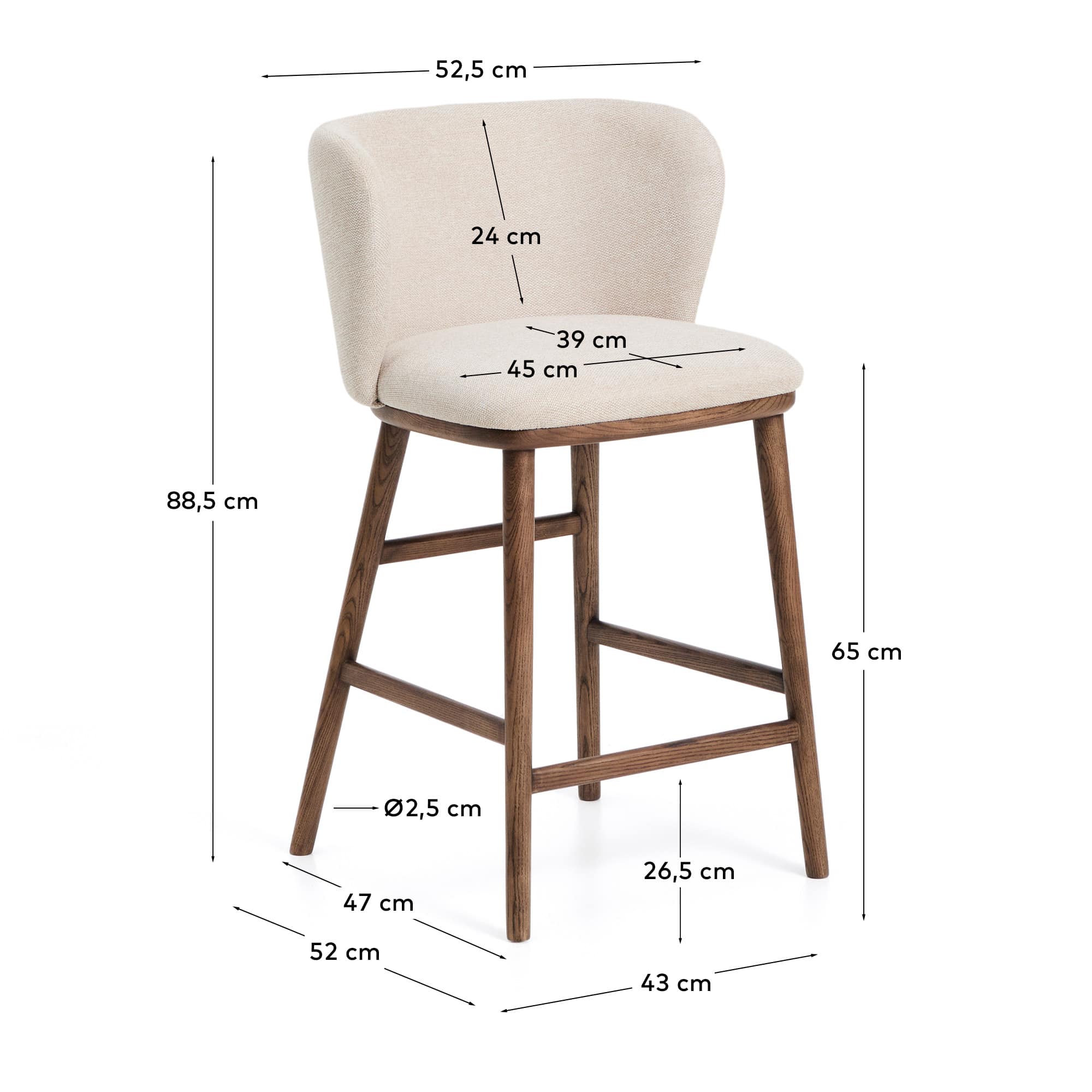 Kave Home CISELIA bar stool