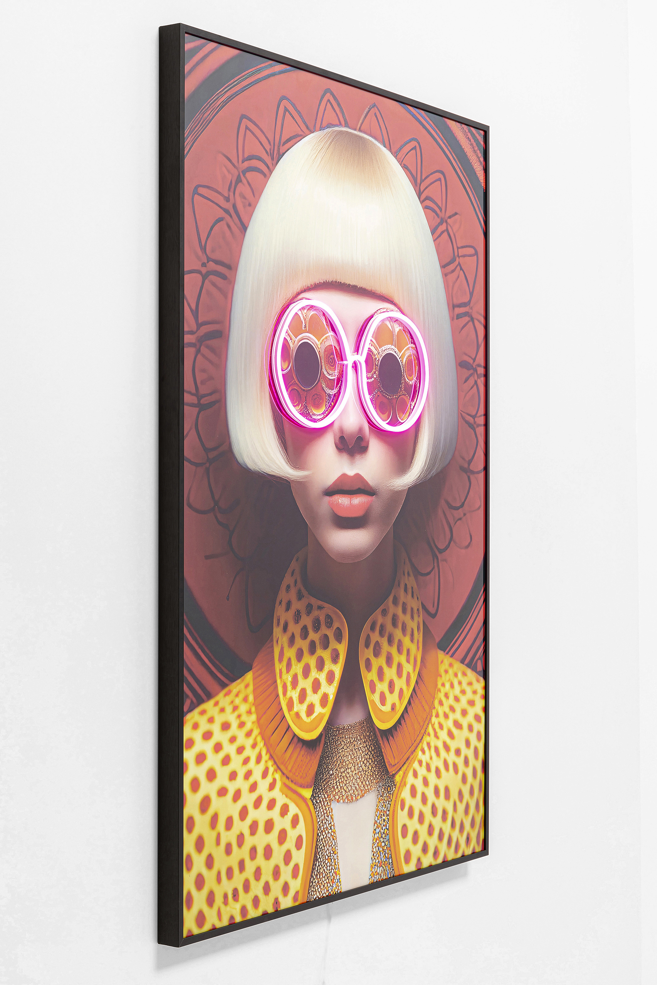 KARE LED-Bild FANCY BLONDE LADY