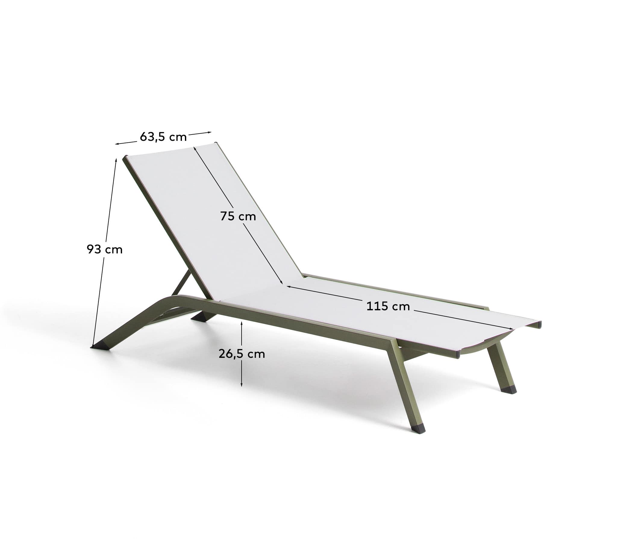 Kave Home Chaise longue CAPRAIA