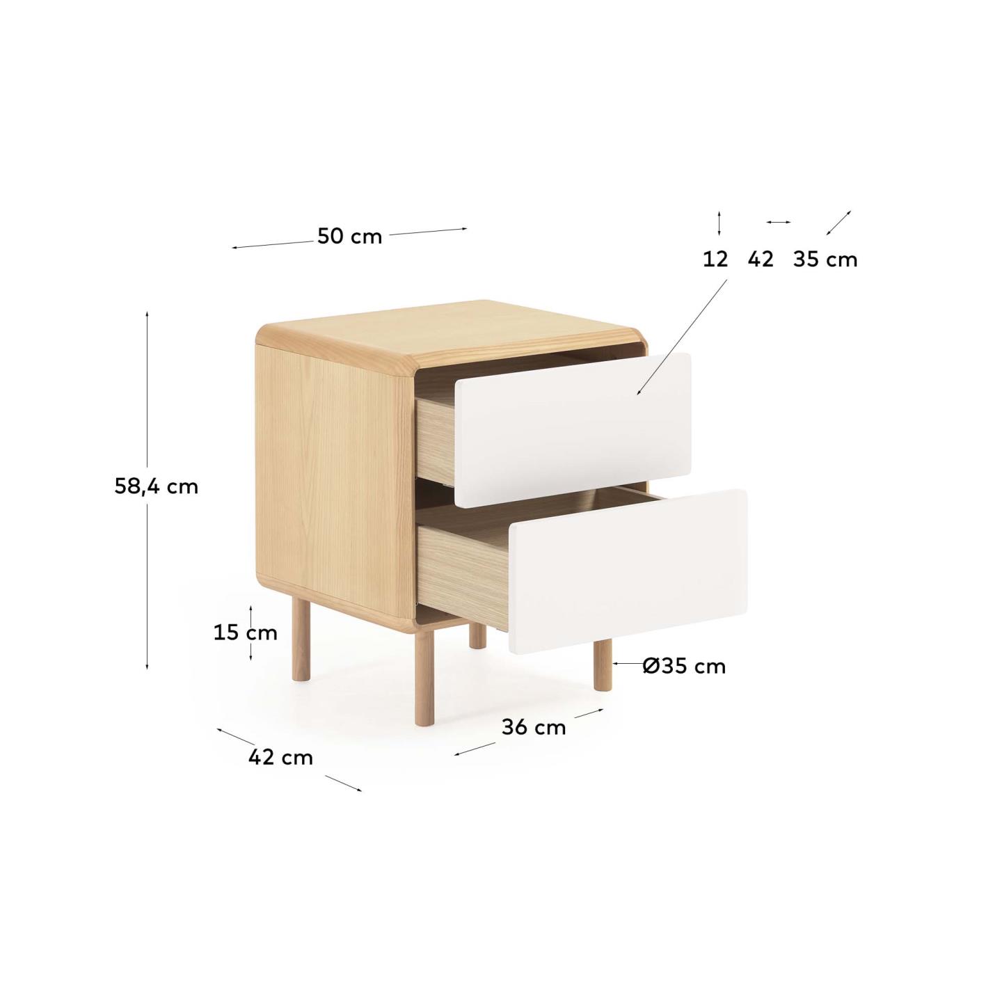 KAVE HOME Nachttisch ANIELLE KAVE HOME Nachttisch ANIELLE