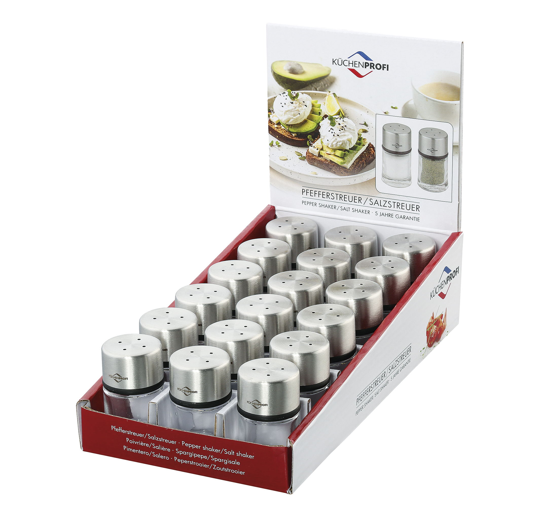 KÜCHENPROFI Salz-/Pfefferstreuer
