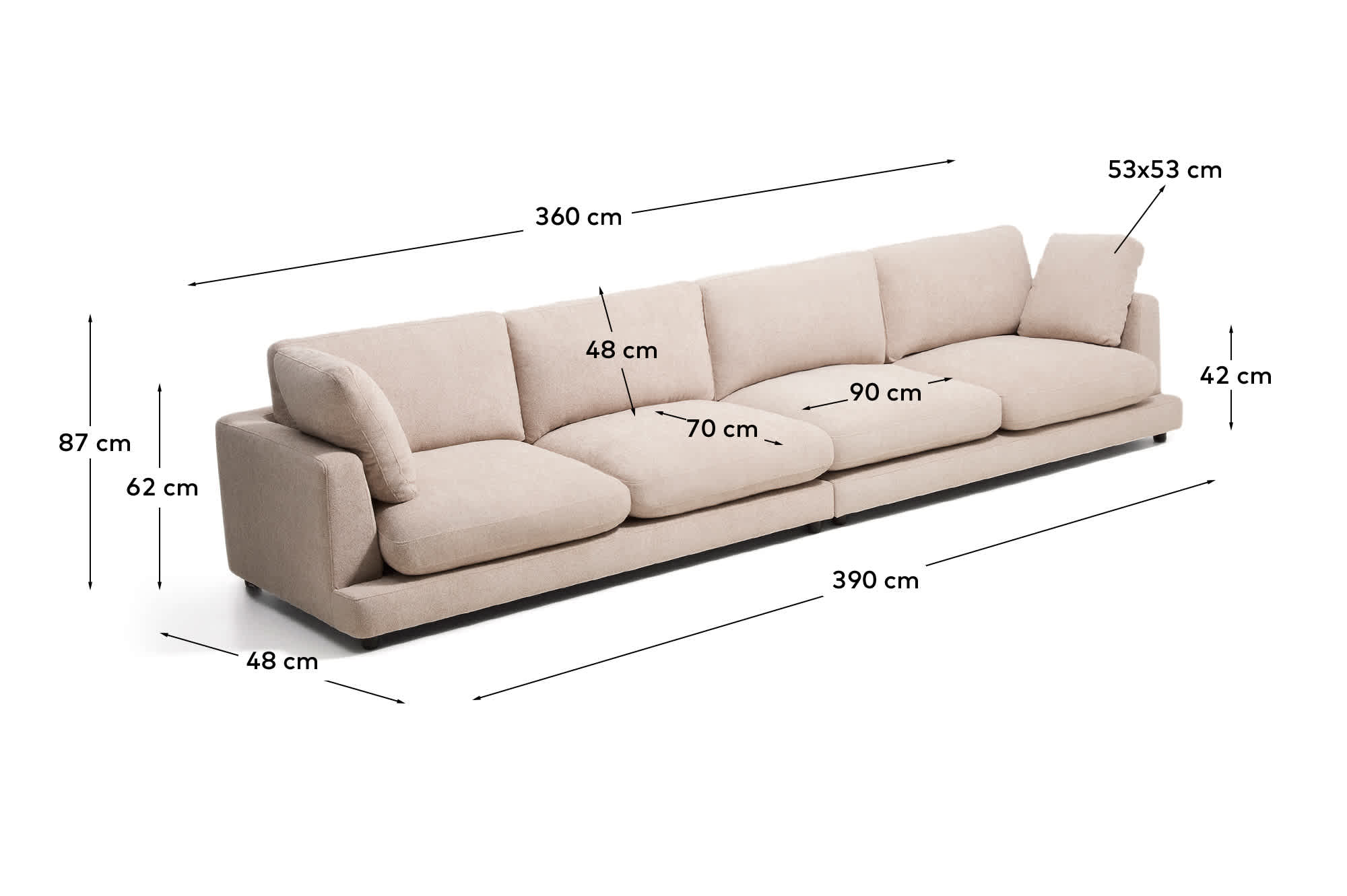 KAVE HOME Sofa GALA