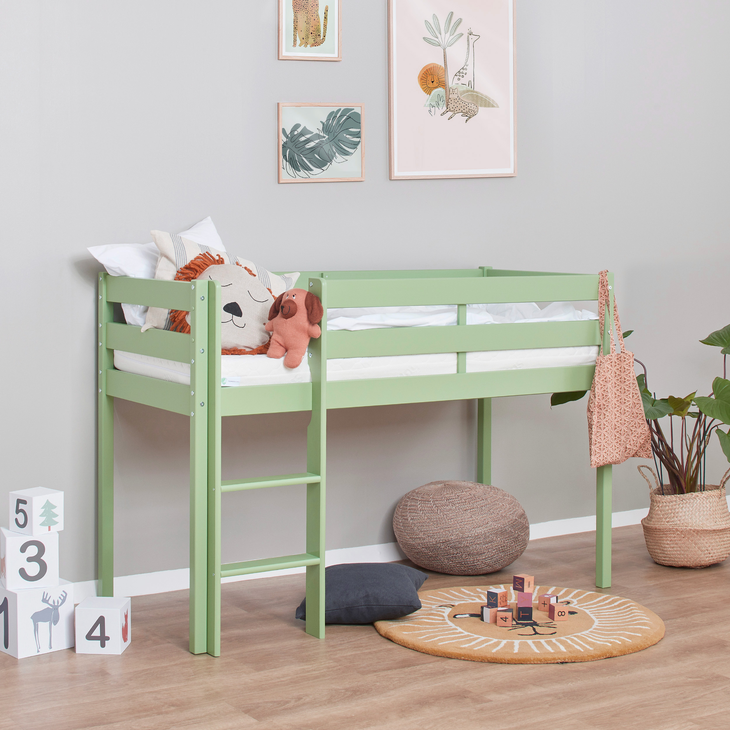 HOPPEKIDS Halbhochbett ECO COMFORT HOPPEKIDS Halbhochbett ECO COMFORT