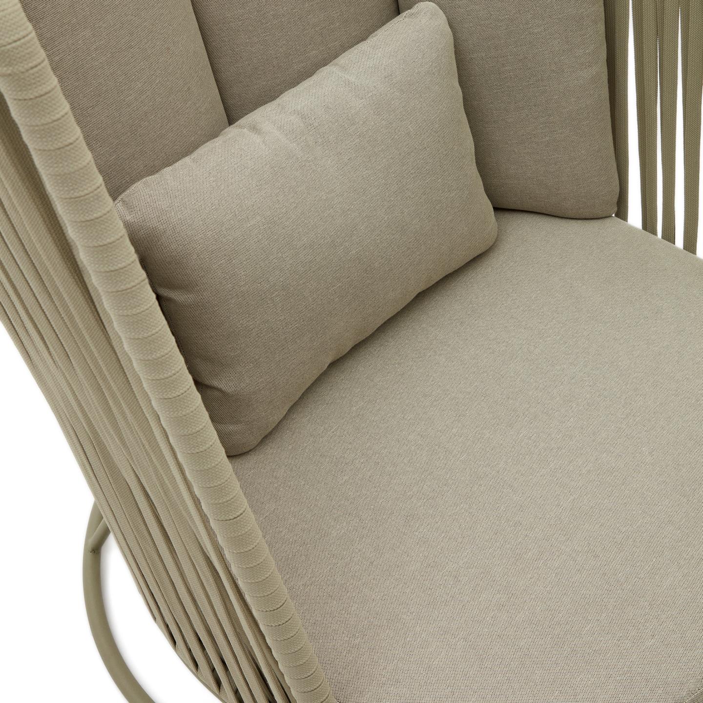 KAVE HOME Fauteuil de jardin SACONCA
