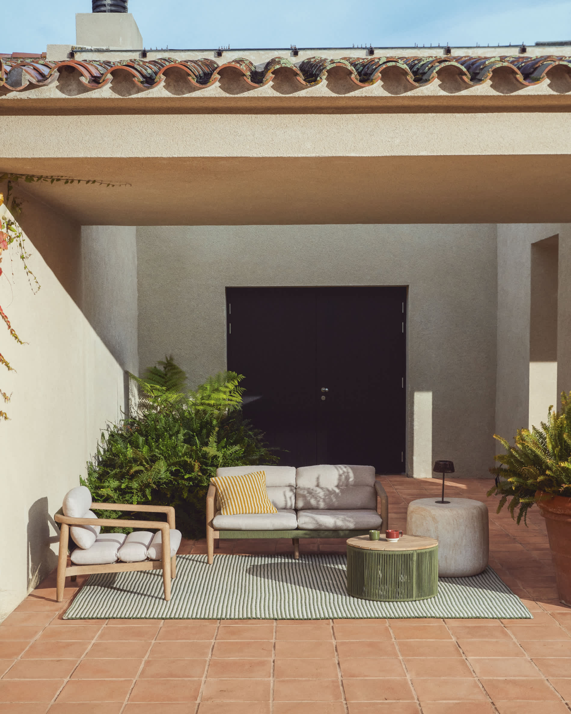 KAVE HOME Canapé de jardin MENFI