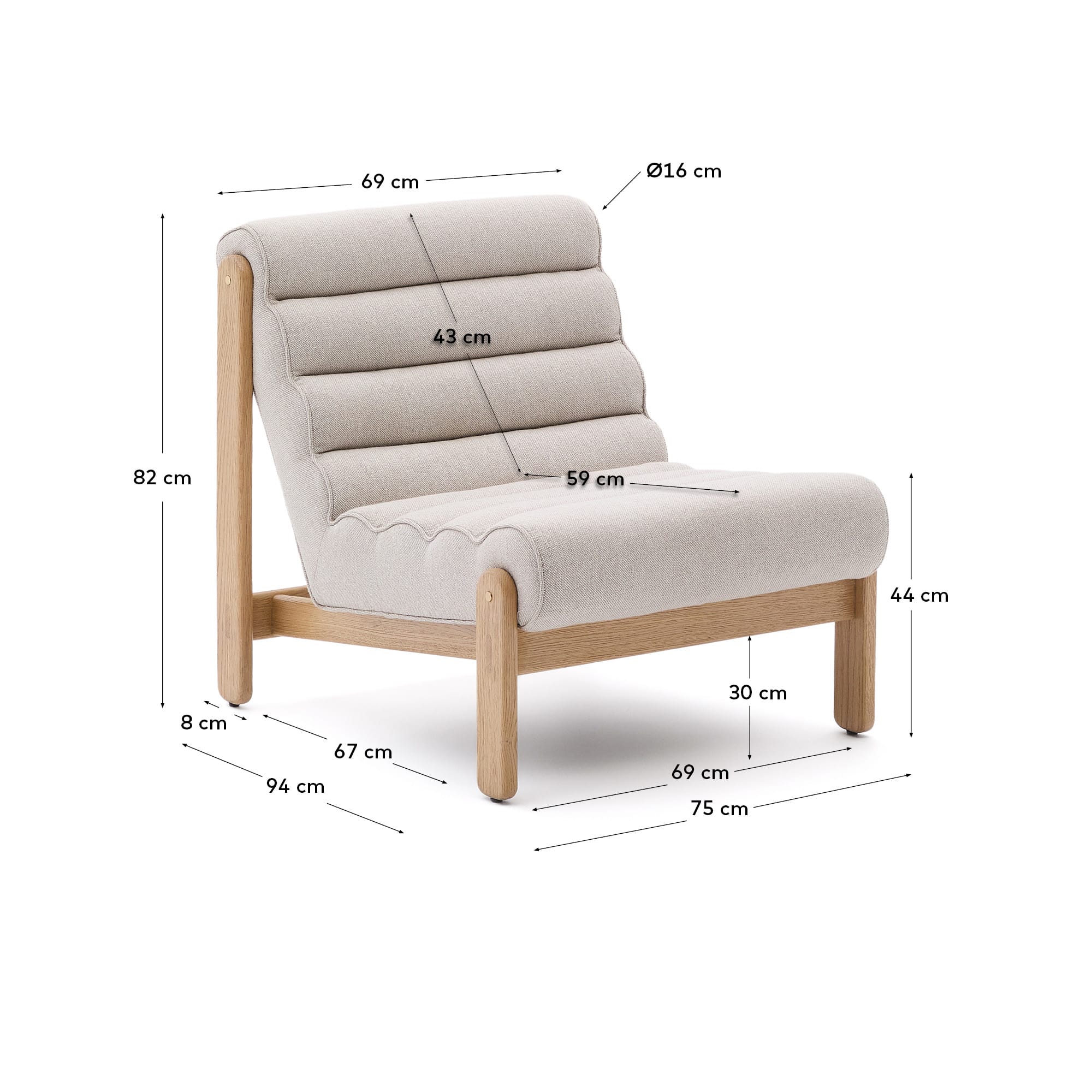 Kave Home MAGIRA armchair