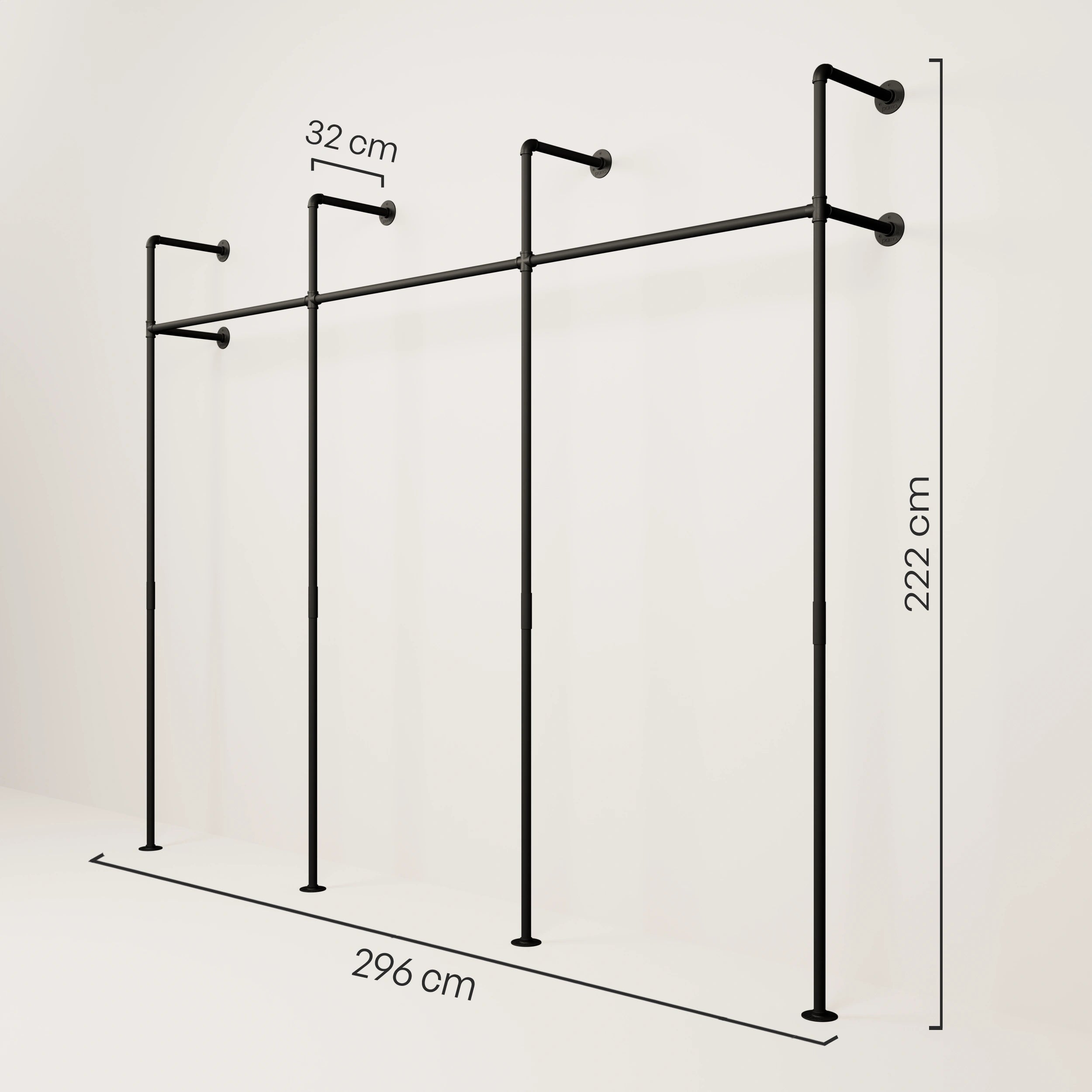 PAMO DESIGN Kleiderstangensystem KIM 3