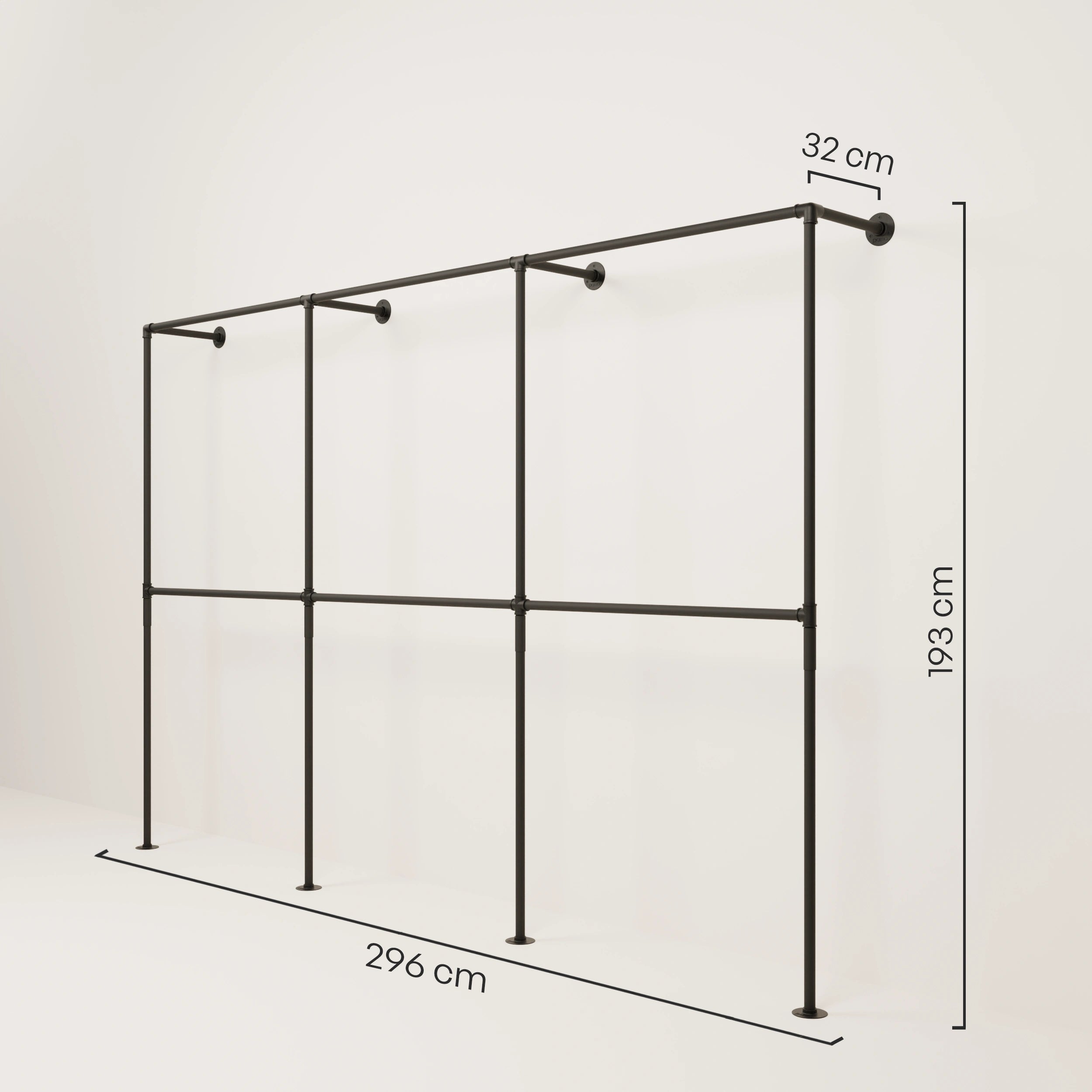 PAMO DESIGN Kleiderstangensystem TIM DOUBLE 3
