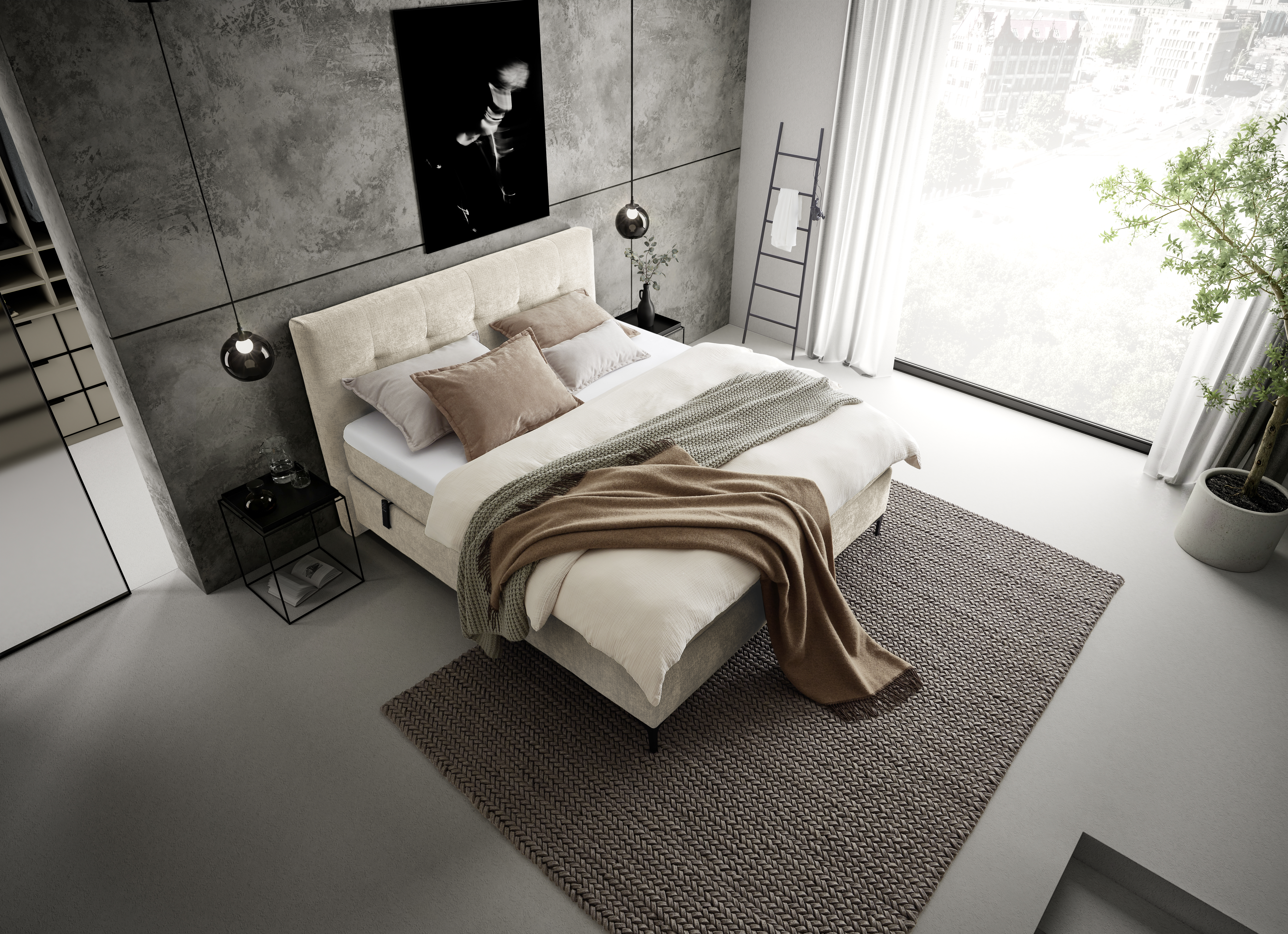 LÜCK Boxspringbett BLOCK
