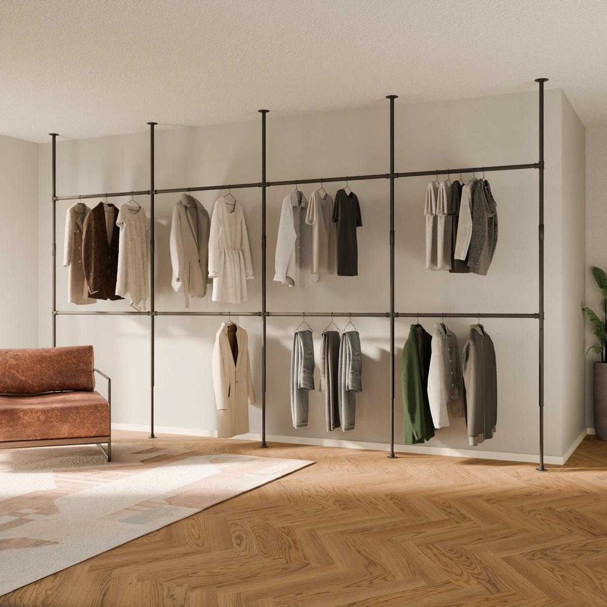 PAMO DESIGN Teleskopkleiderstangensystem LOFT 4