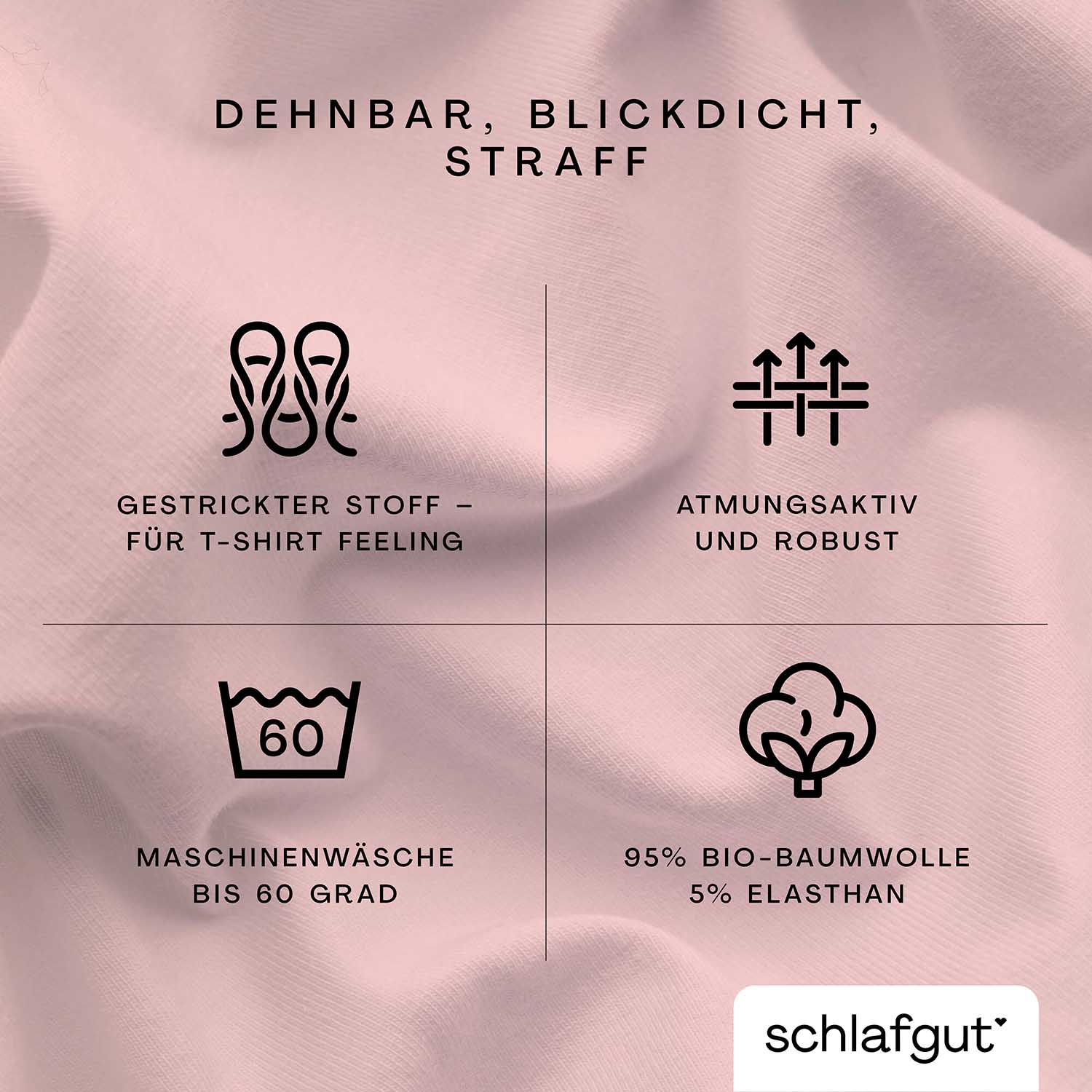 SCHLAFGUT Spannbettlaken PURE SCHLAFGUT Spannbettlaken PURE