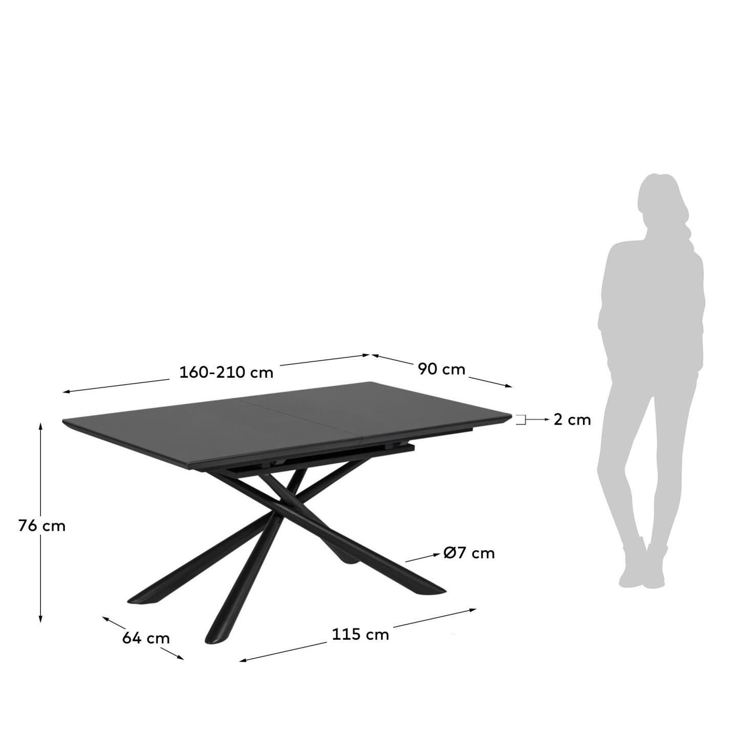 KAVE HOME Esstisch THEONE KAVE HOME Ausziehtisch THEONE