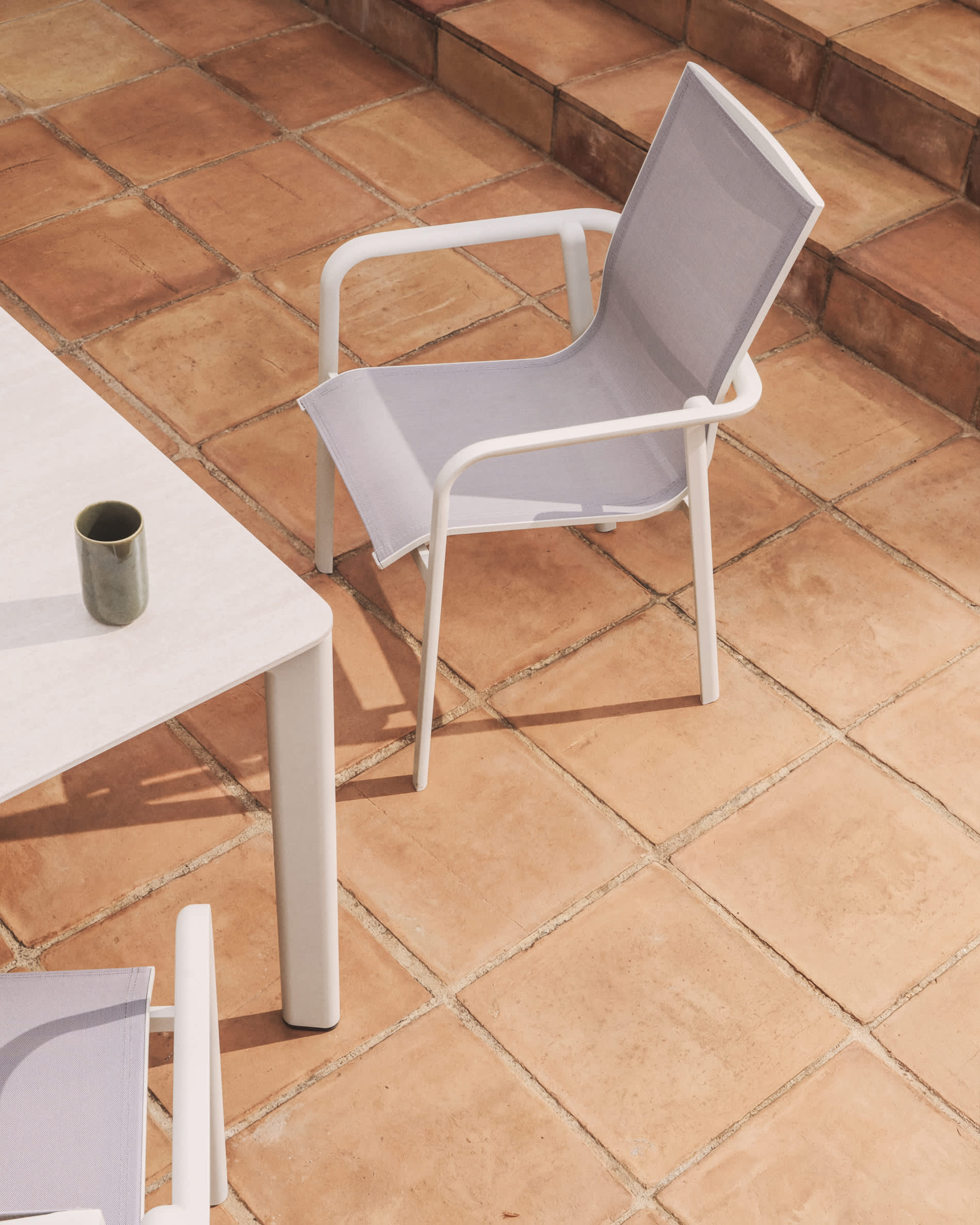 KAVE HOME Chaise de jardin CANEA