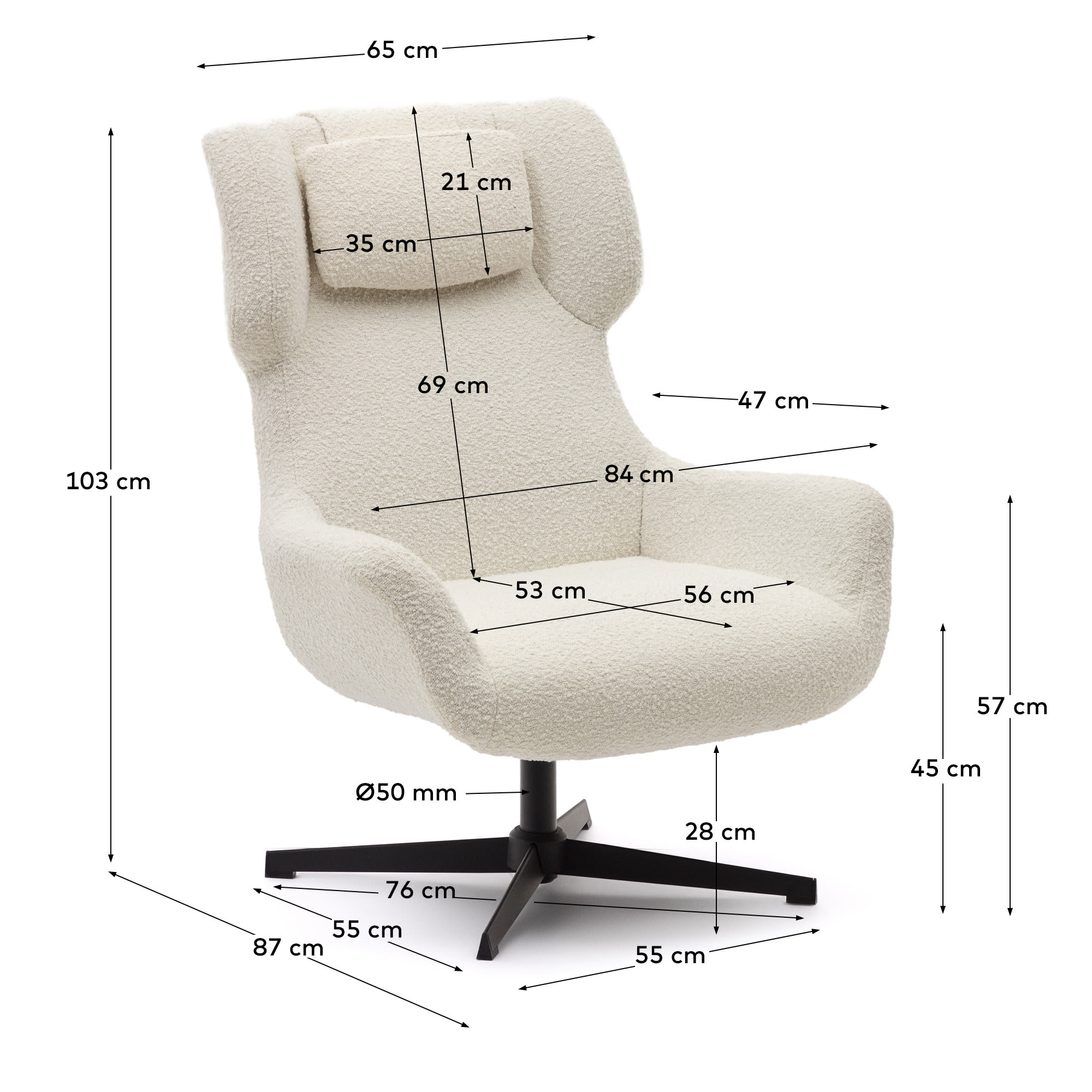 KAVE HOME Sessel ZALINA