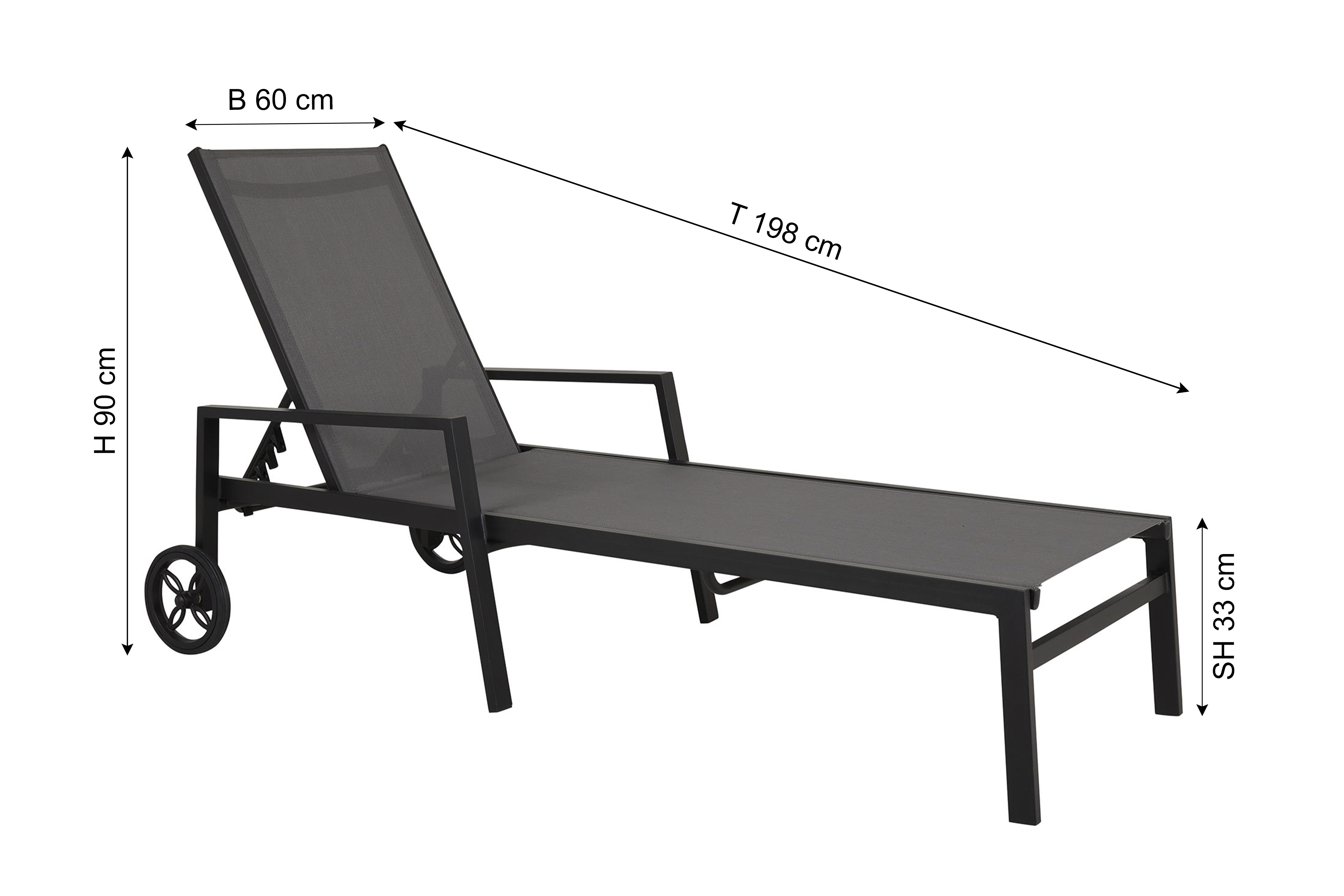 BRAFAB Sonnenliege LEONE