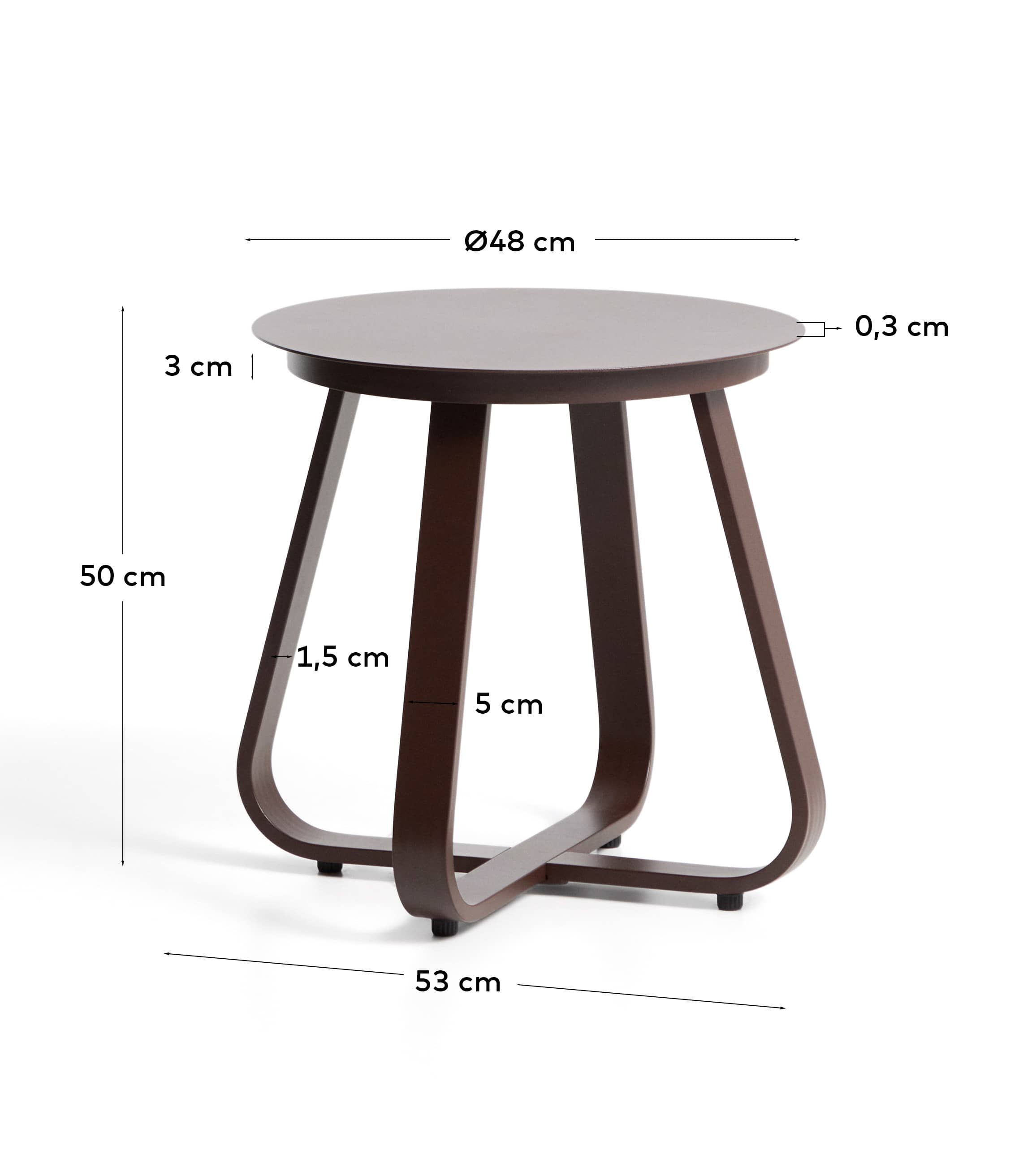 KAVE HOME Beistelltisch Outdoor TAMARIS