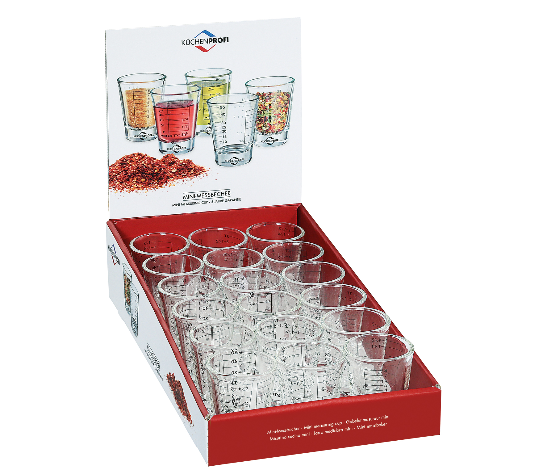 KÜCHENPROFI Mini-Messbecher