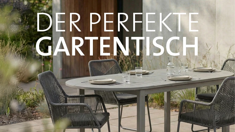 Der perfekte Gartentisch