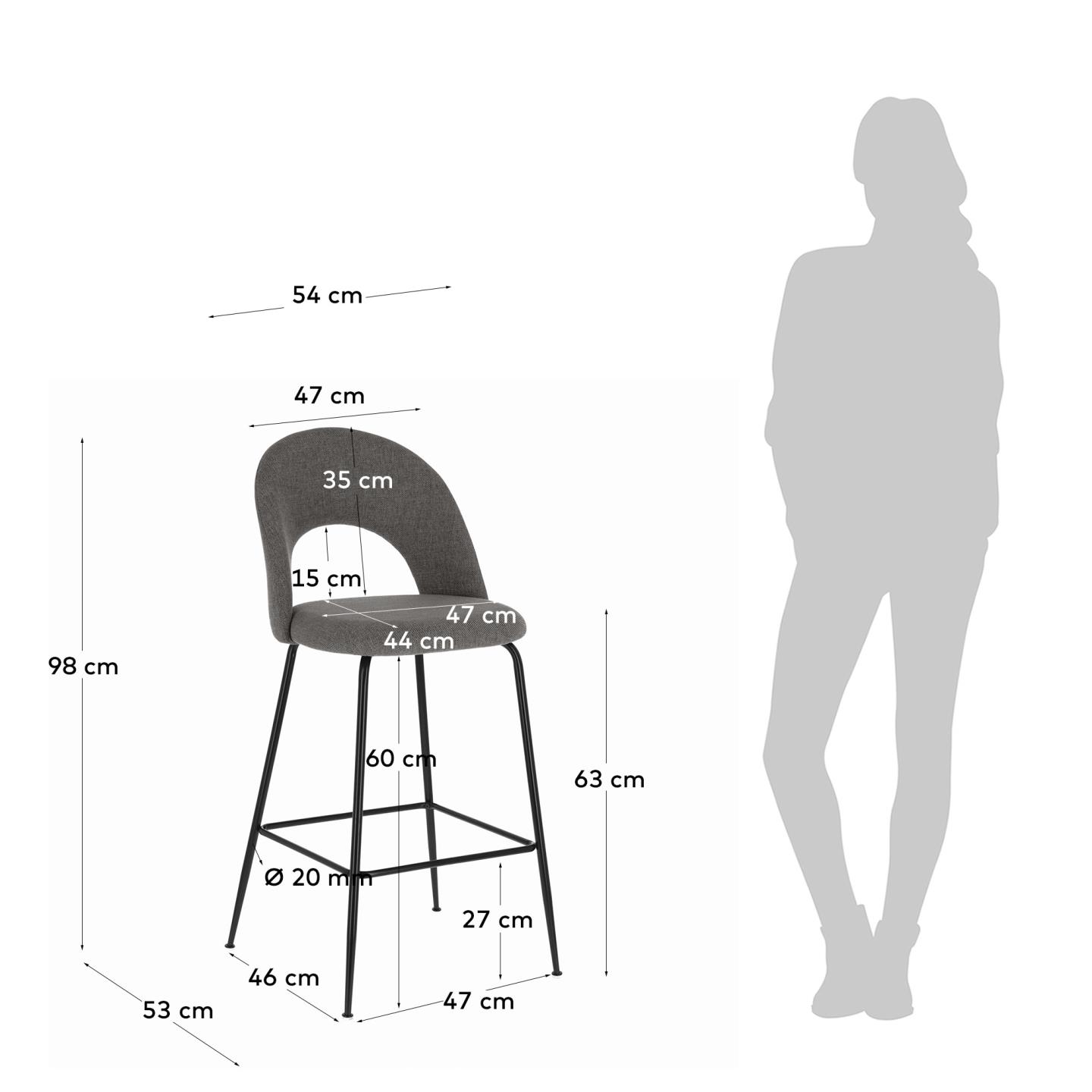 KAVE HOME Barhocker MAHALIA KAVE HOME Barhocker MAHALIA