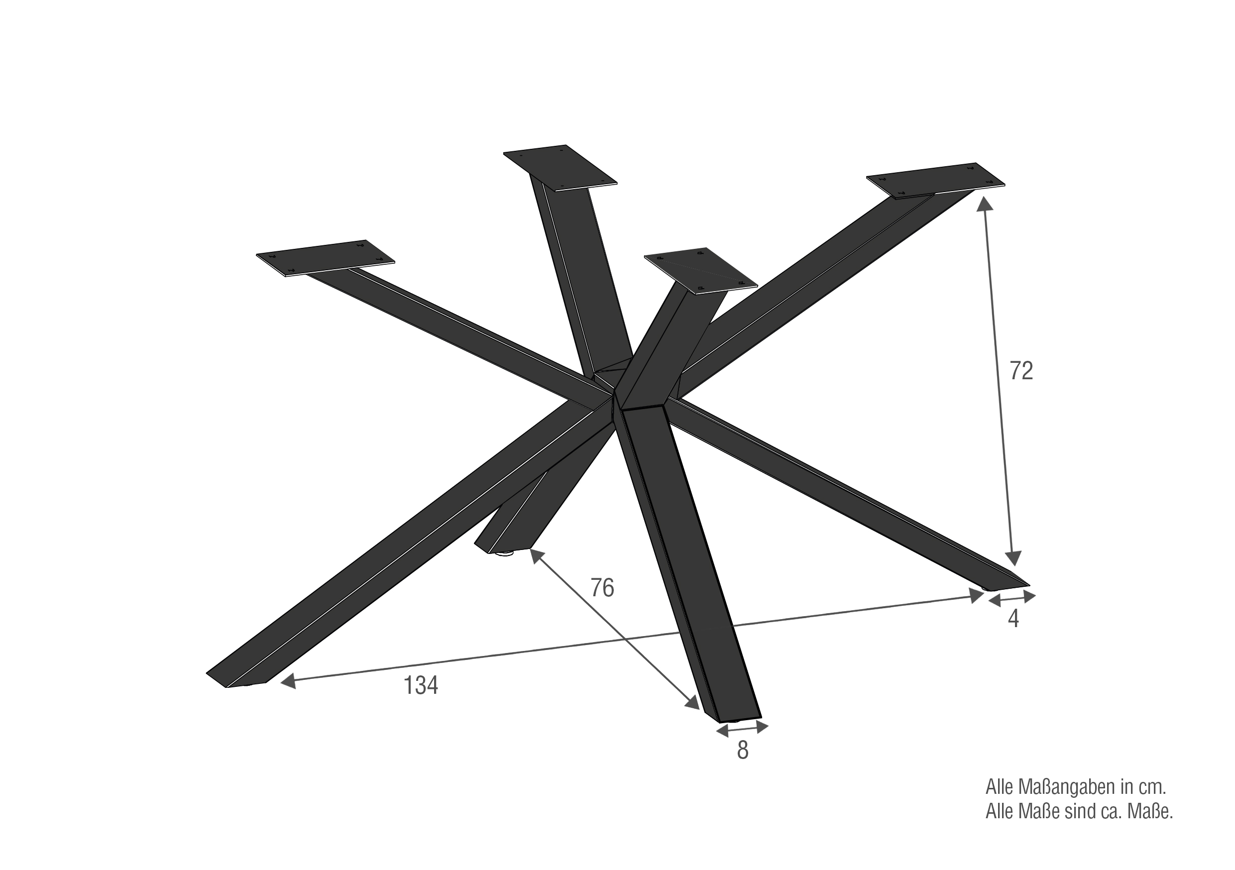 G+K Esstisch TI-0670