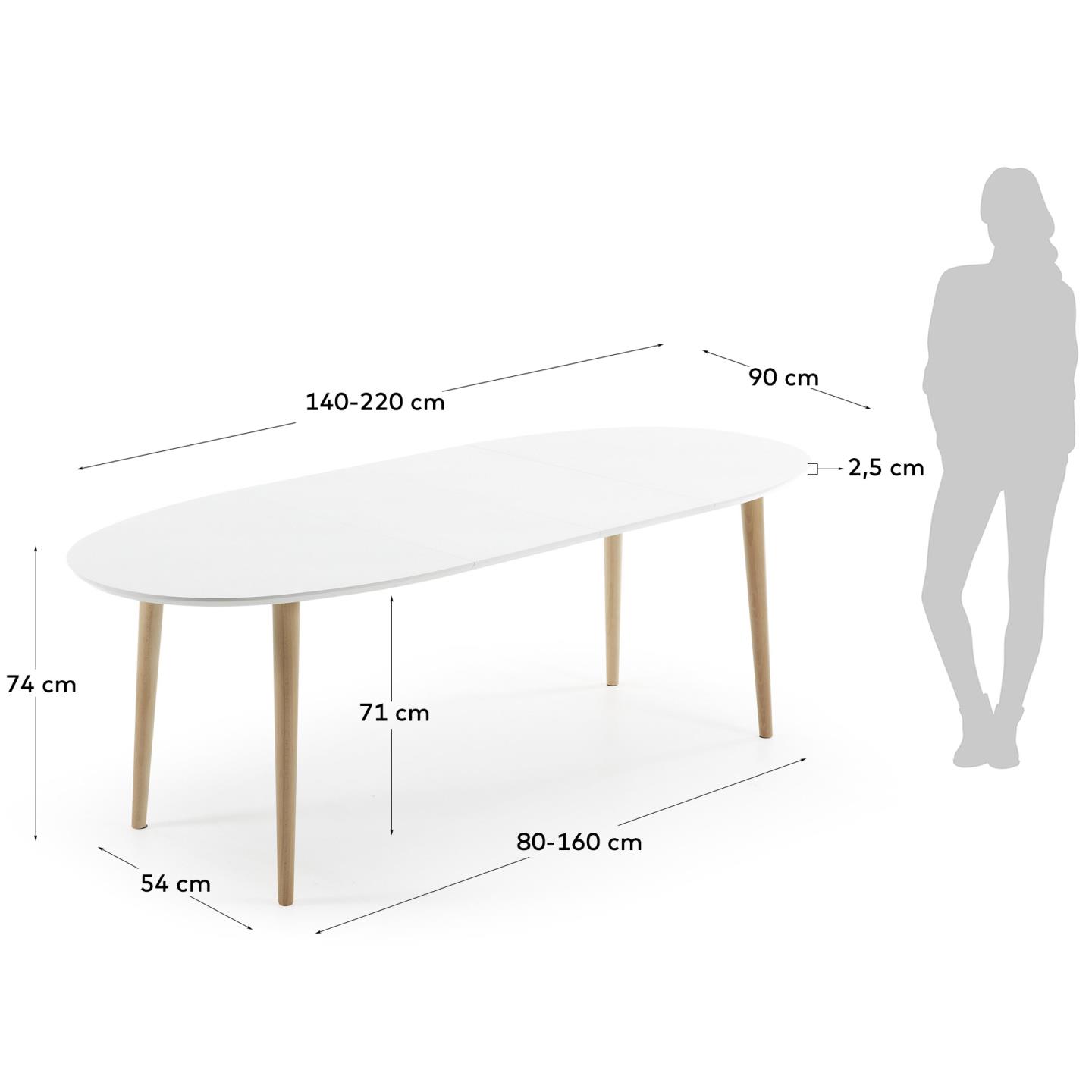 KAVE HOME Esstisch OQUI KAVE HOME Ausziehtisch OQUI