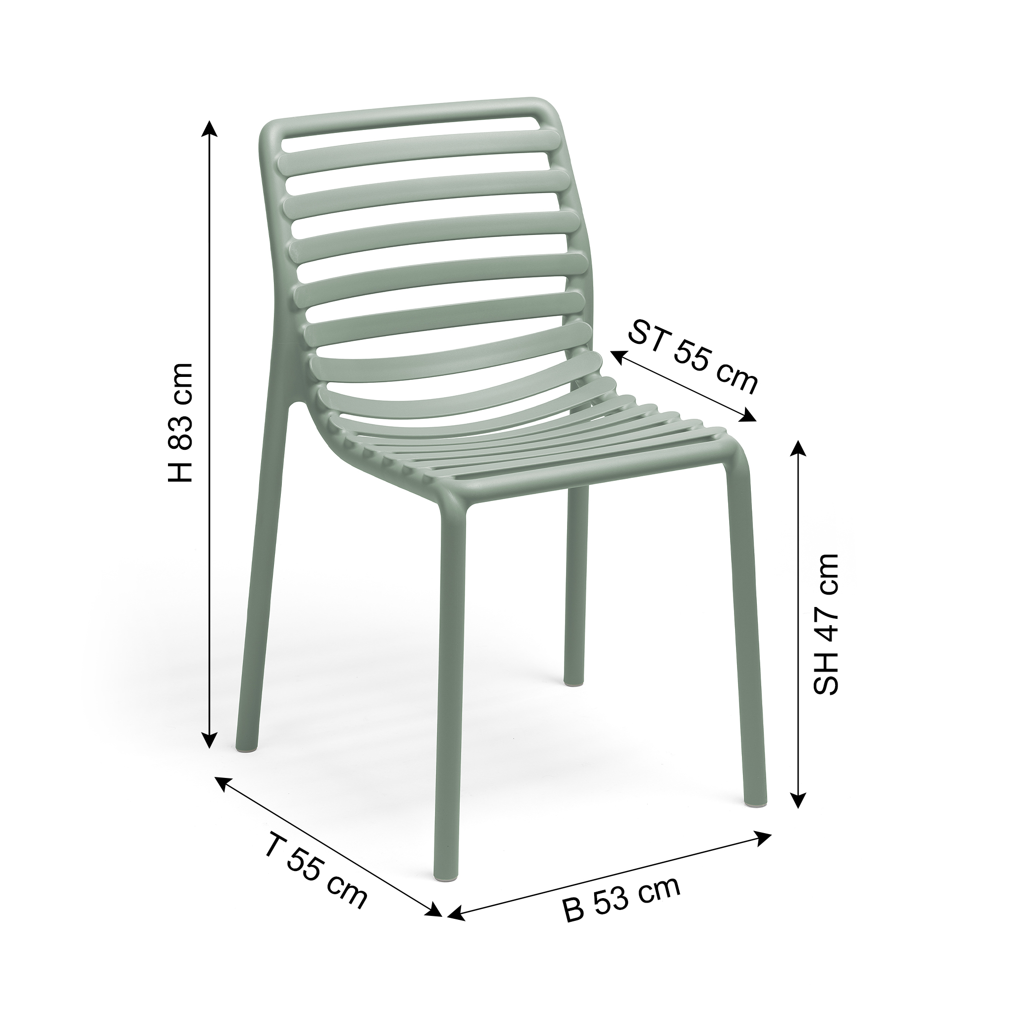 NARDI Chaise de jardin DOGA